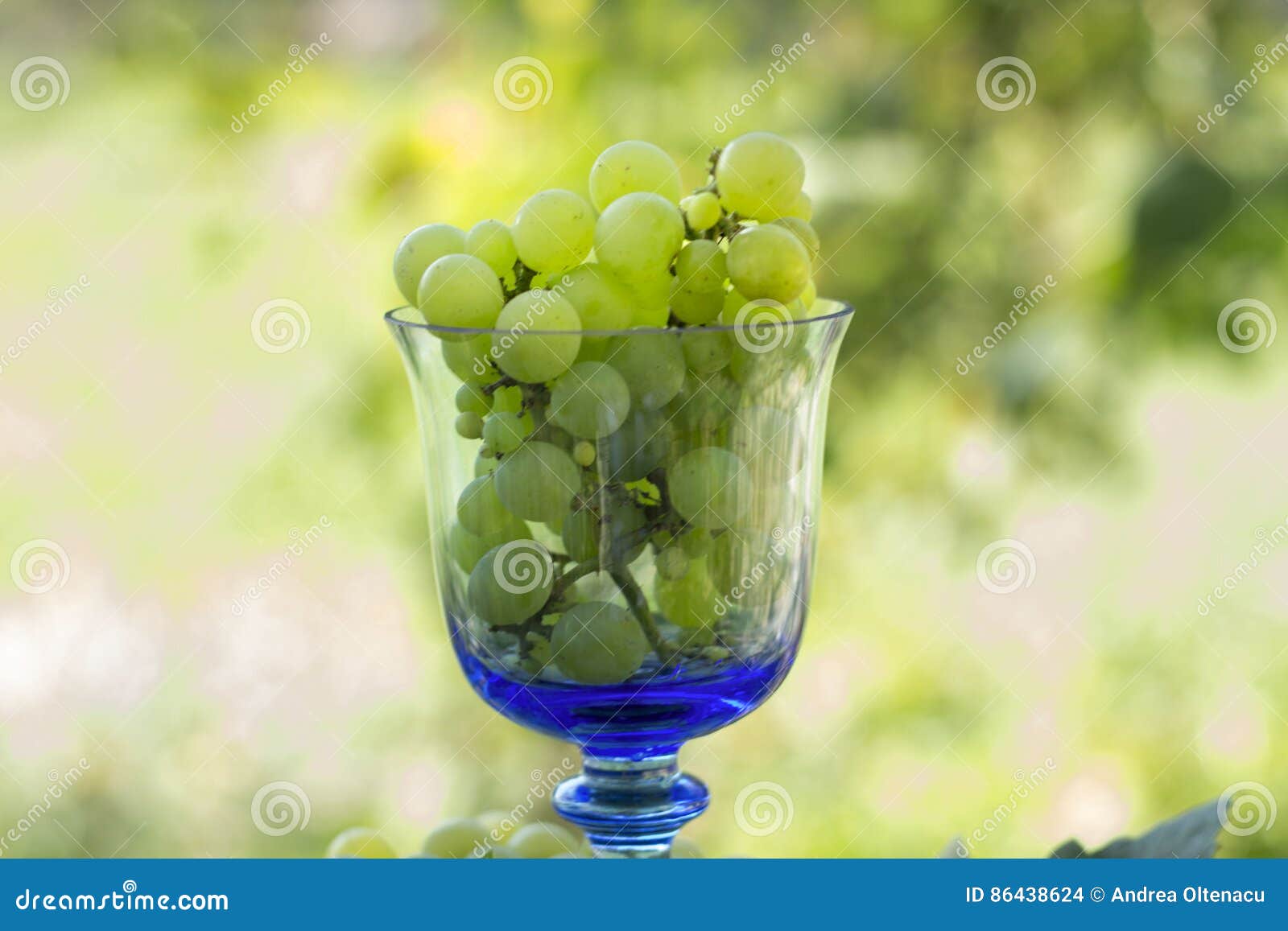Grapes in a glass stock photo. Image of organic, nutrition 86438624