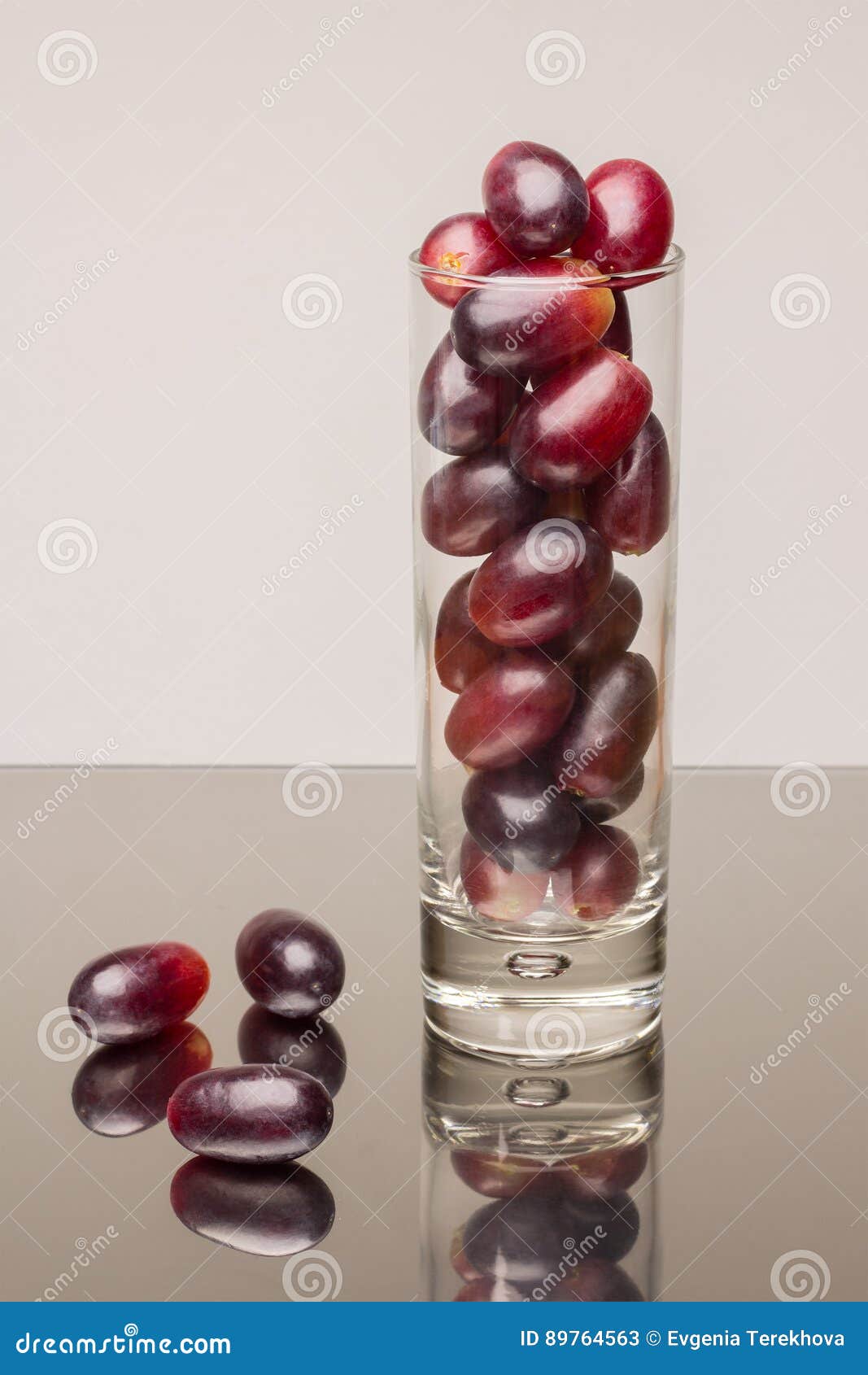 Grapes in a glass stock image. Image of sweet, healthy 89764563