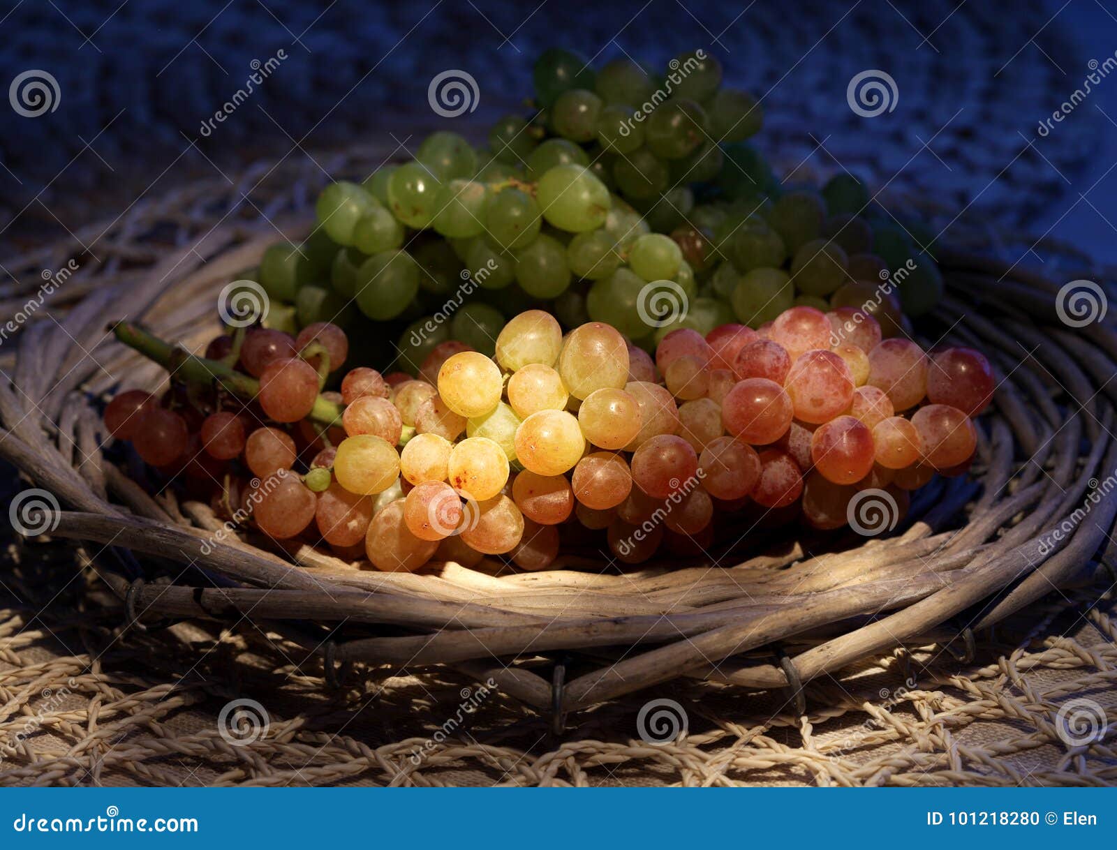 Grapes in night light stock photo. Image of goods, dessert 101218280