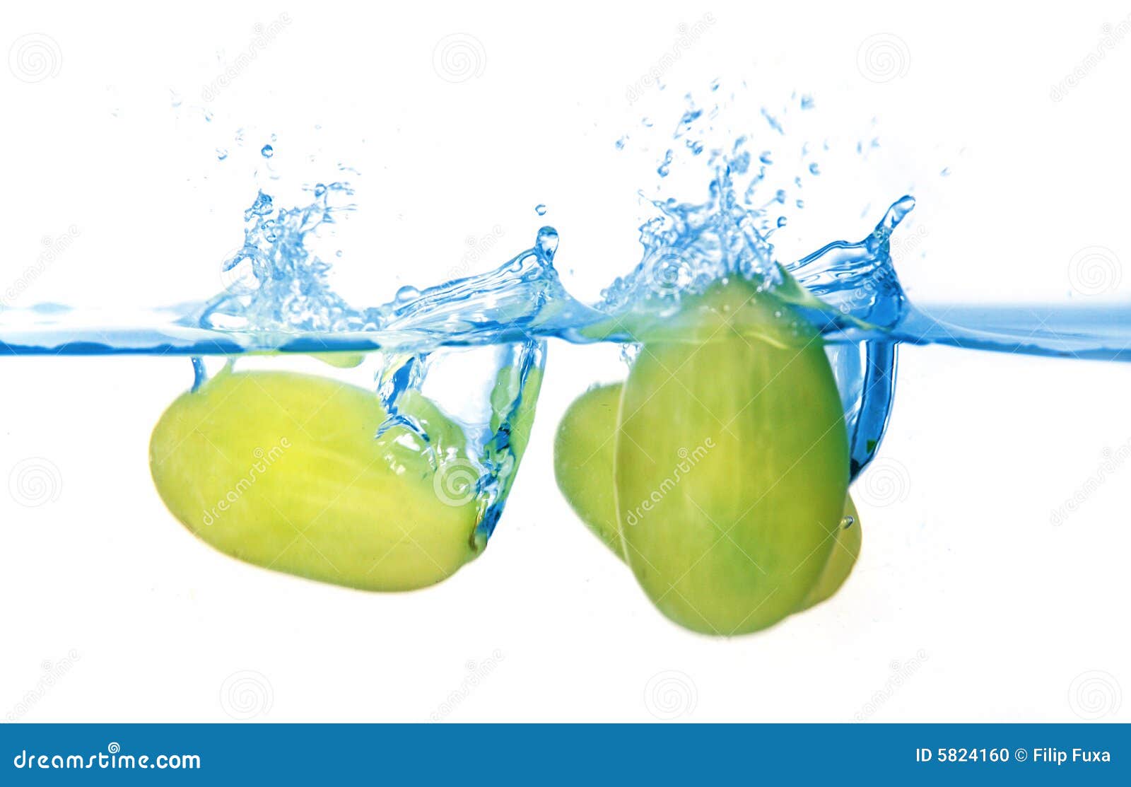 Grapes in the water stock photo. Image of clean, drink 5824160
