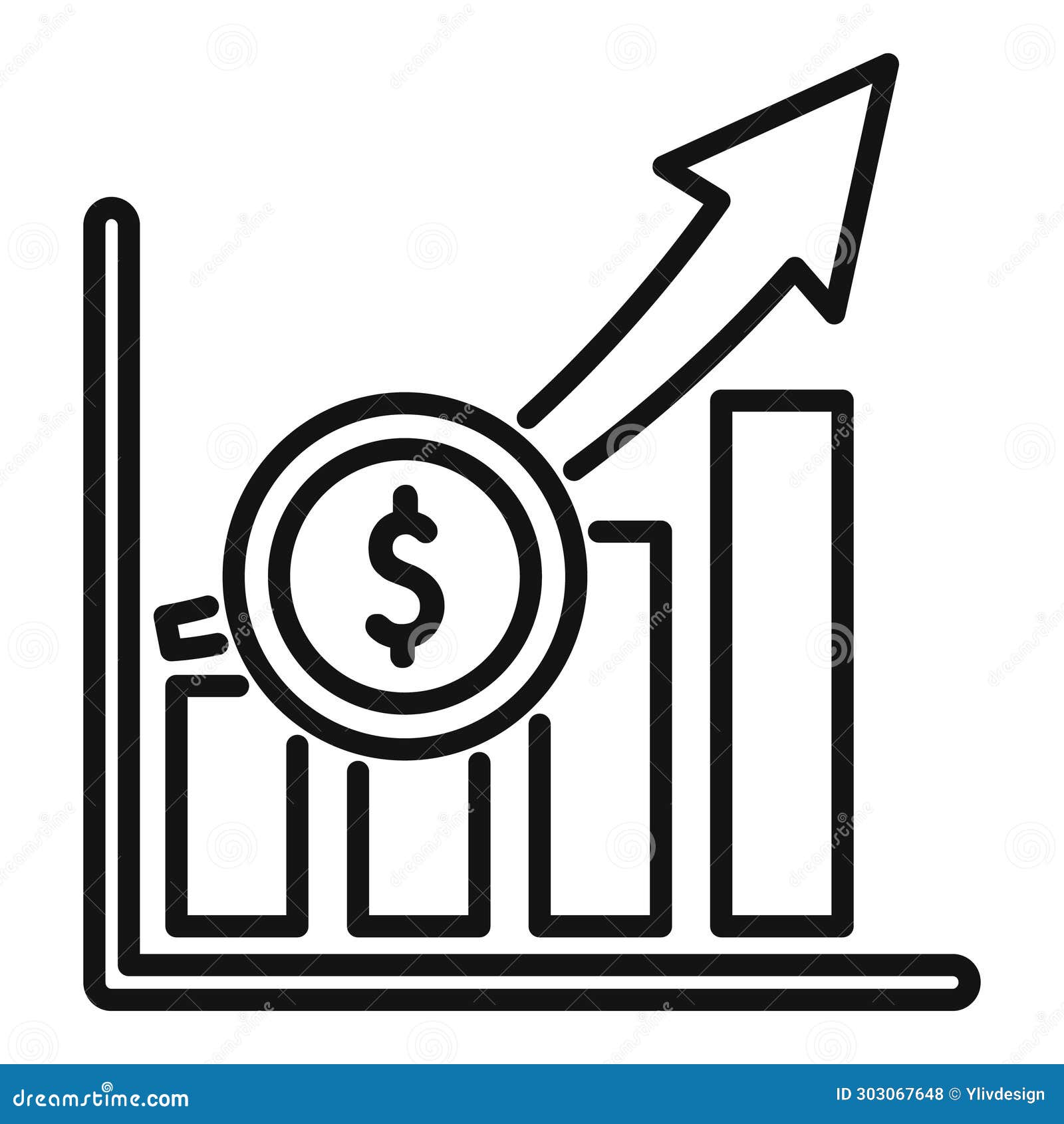 graph chart dark icon outline . nascent team form