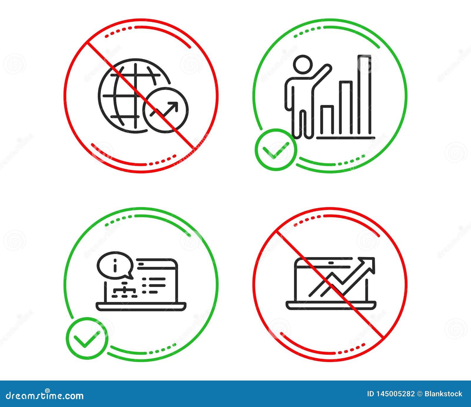 Stock Icons Graphs Charts And Statistics