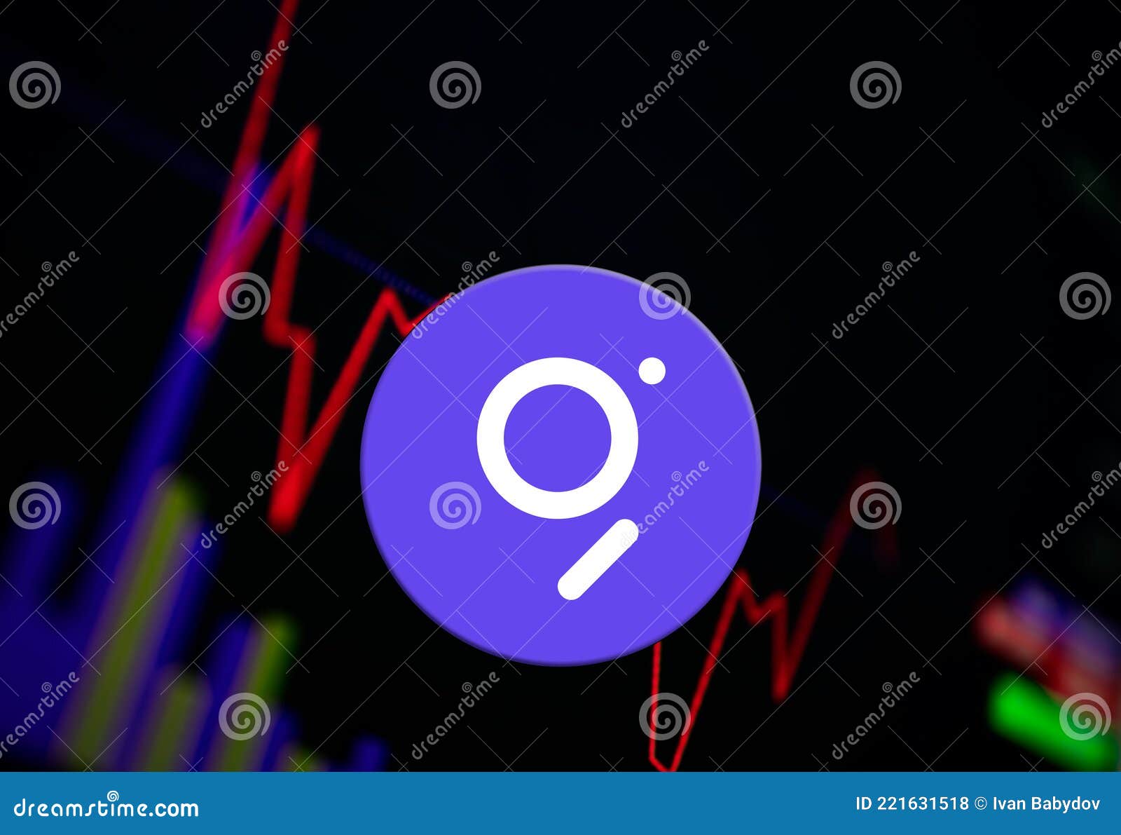 The Graph Grt Cryptocurrency Coin Growth Chart On The Exchange Chart Stock Illustration Illustration Of Cryptography Coin 221631518