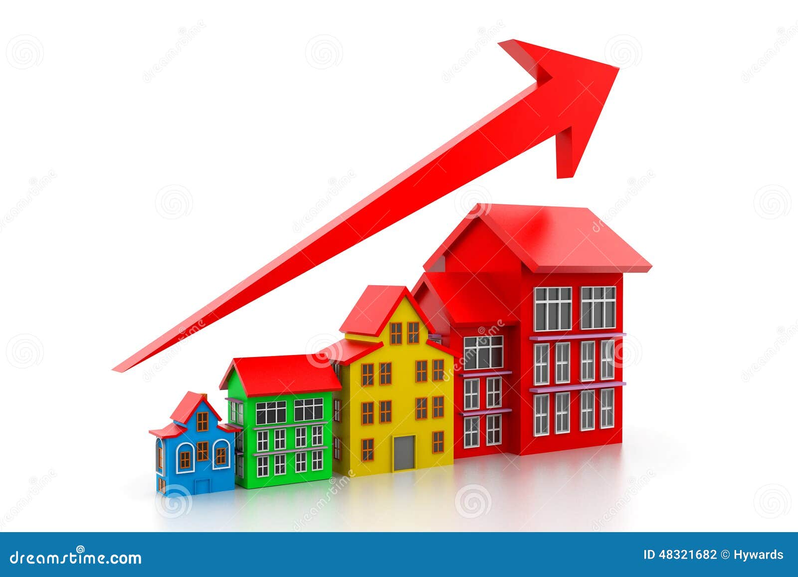 Graph of housing market stock illustration. Illustration of fall 48321682