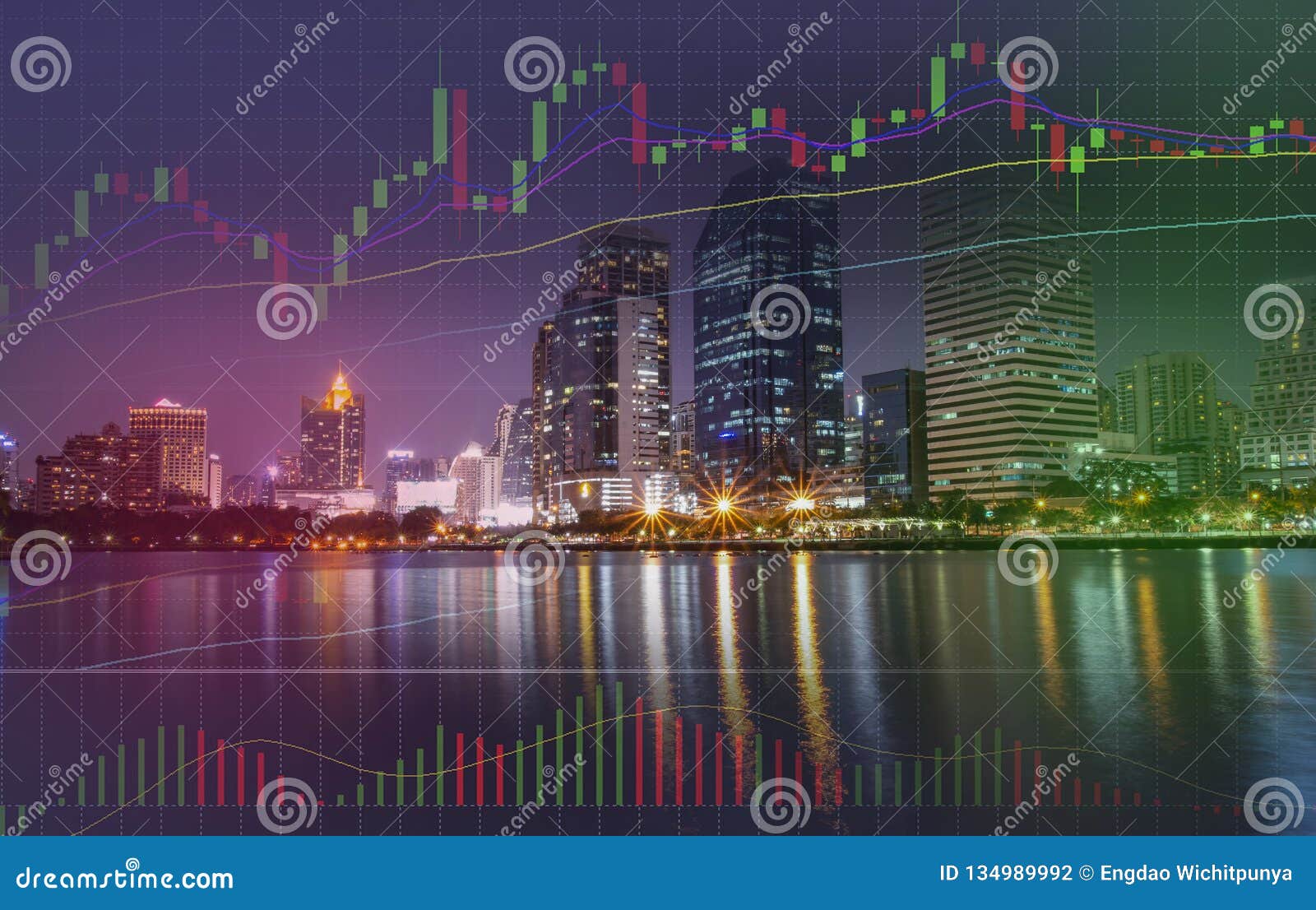 Graph Stock Forex Graph Statistic Data Bar Chart Volume Trading - 