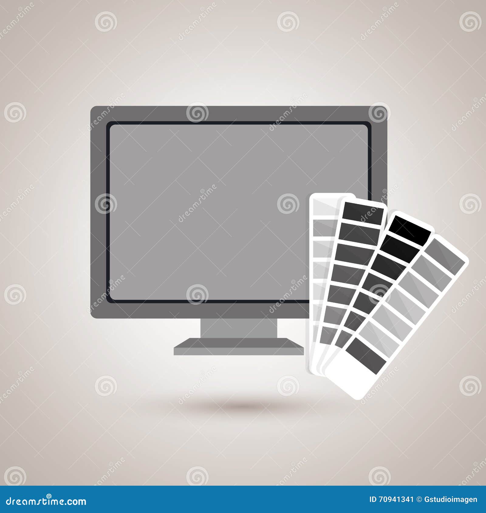 Graphic design concept stock illustration. Illustration of document