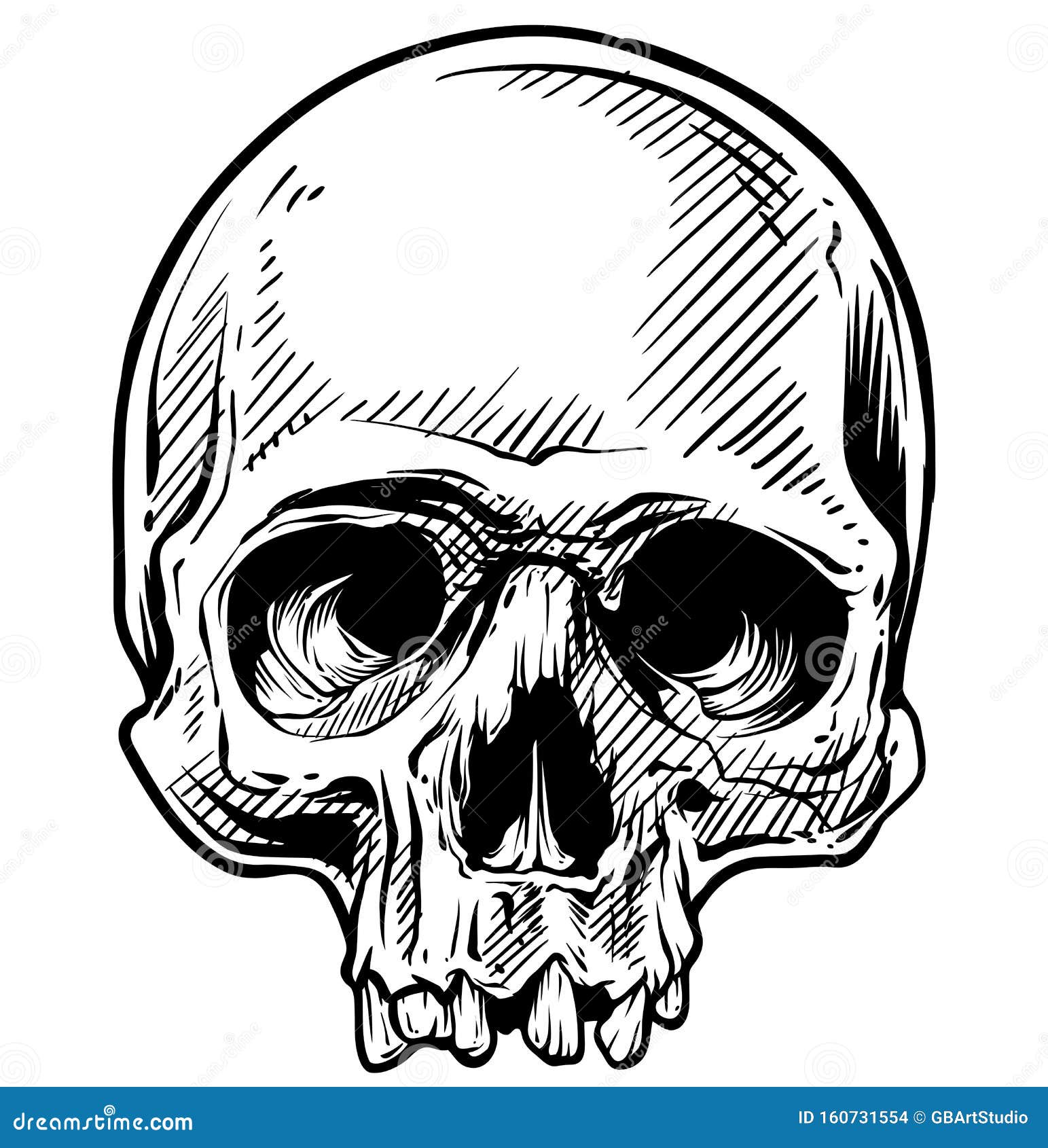 How To Draw A Skull Step By Step  Skull Drawing Easy  YouTube