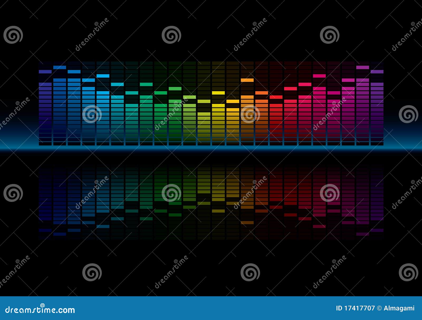 Graphic Equalizer stock vector. Illustration of cover - 17417707