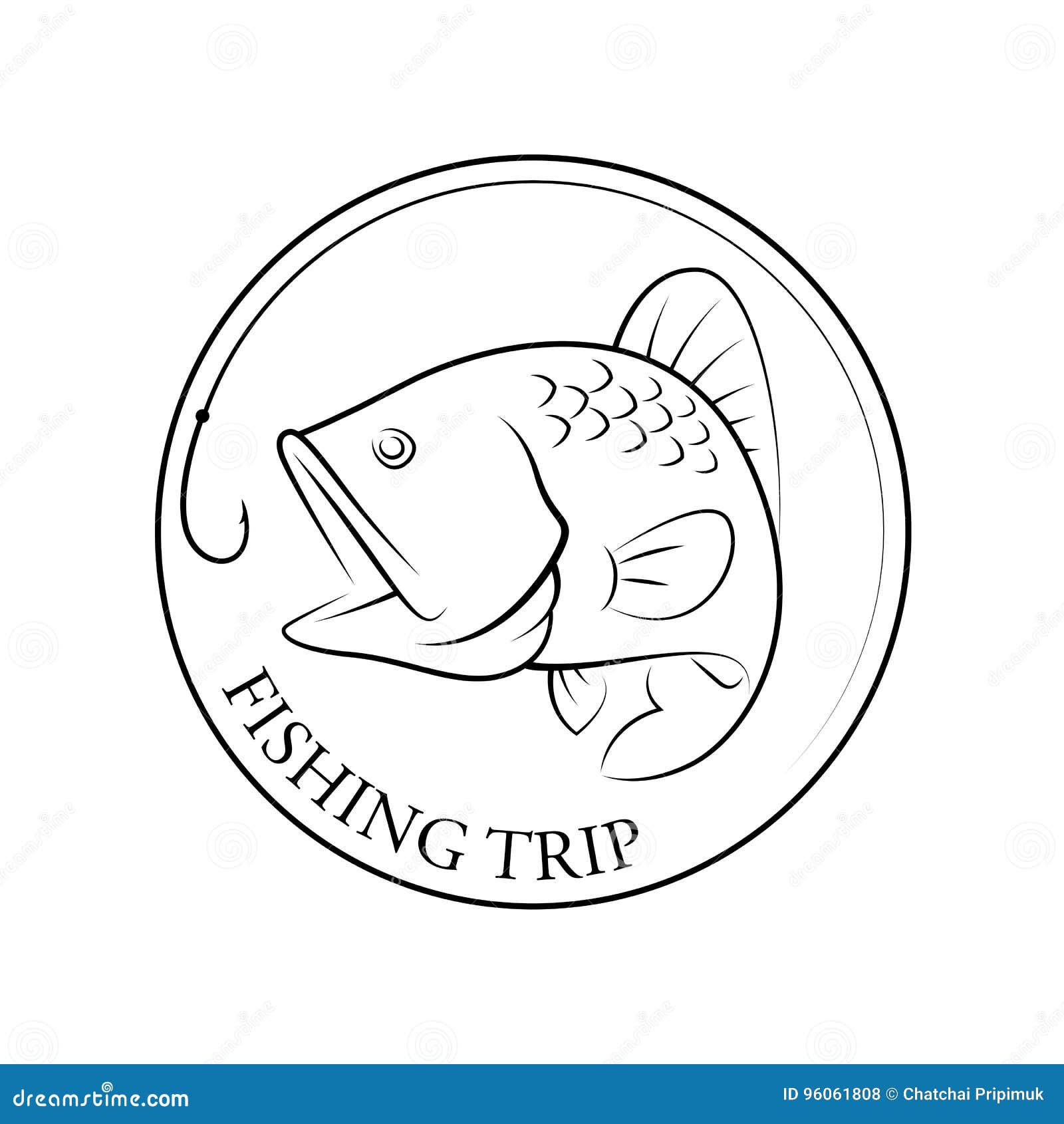 Download Graphic Fishing Trip, Vector Stock Vector - Illustration ...