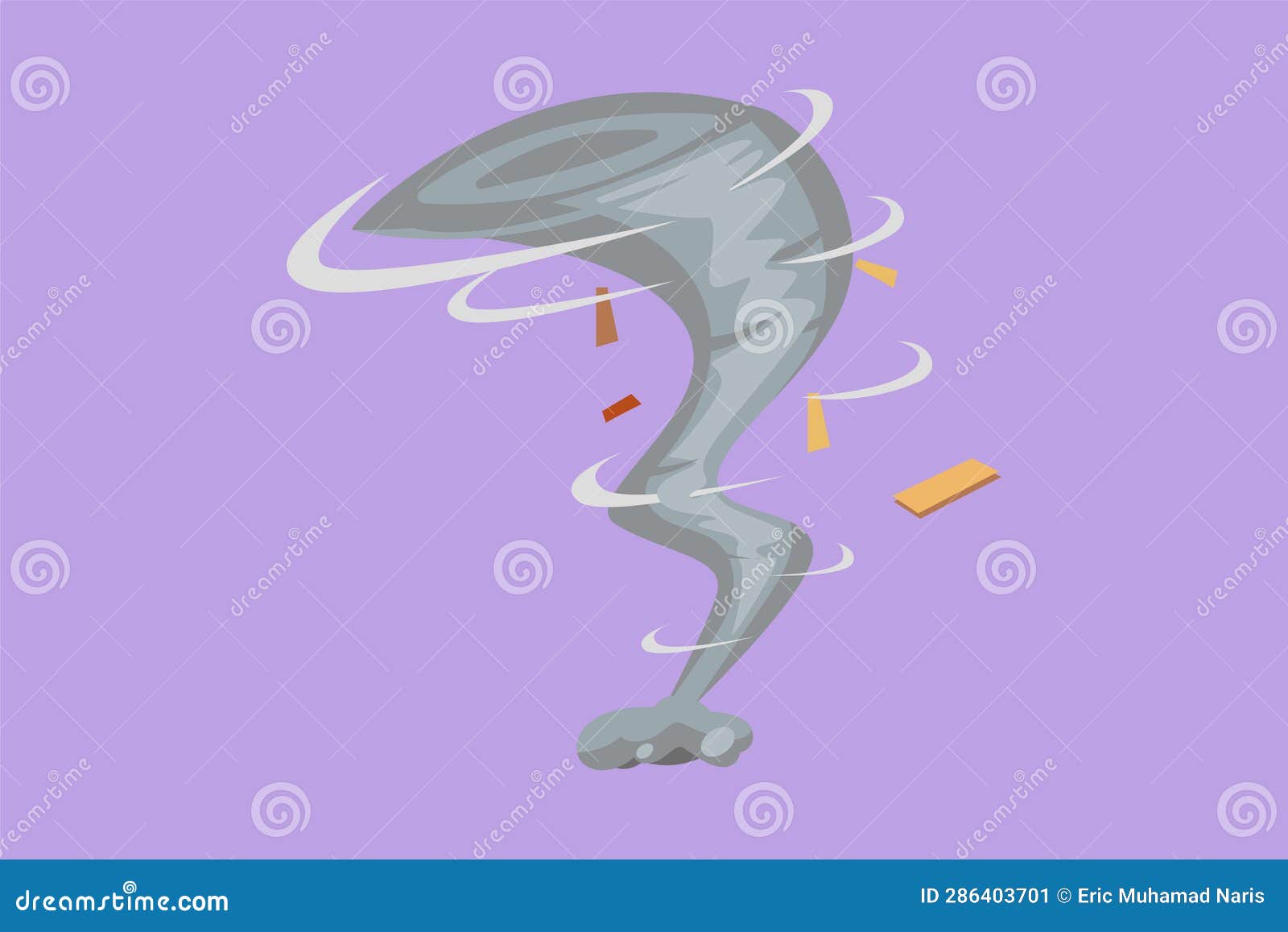 Graphic Flat Design Drawing Splash of Water Vortex and Twisted Shape