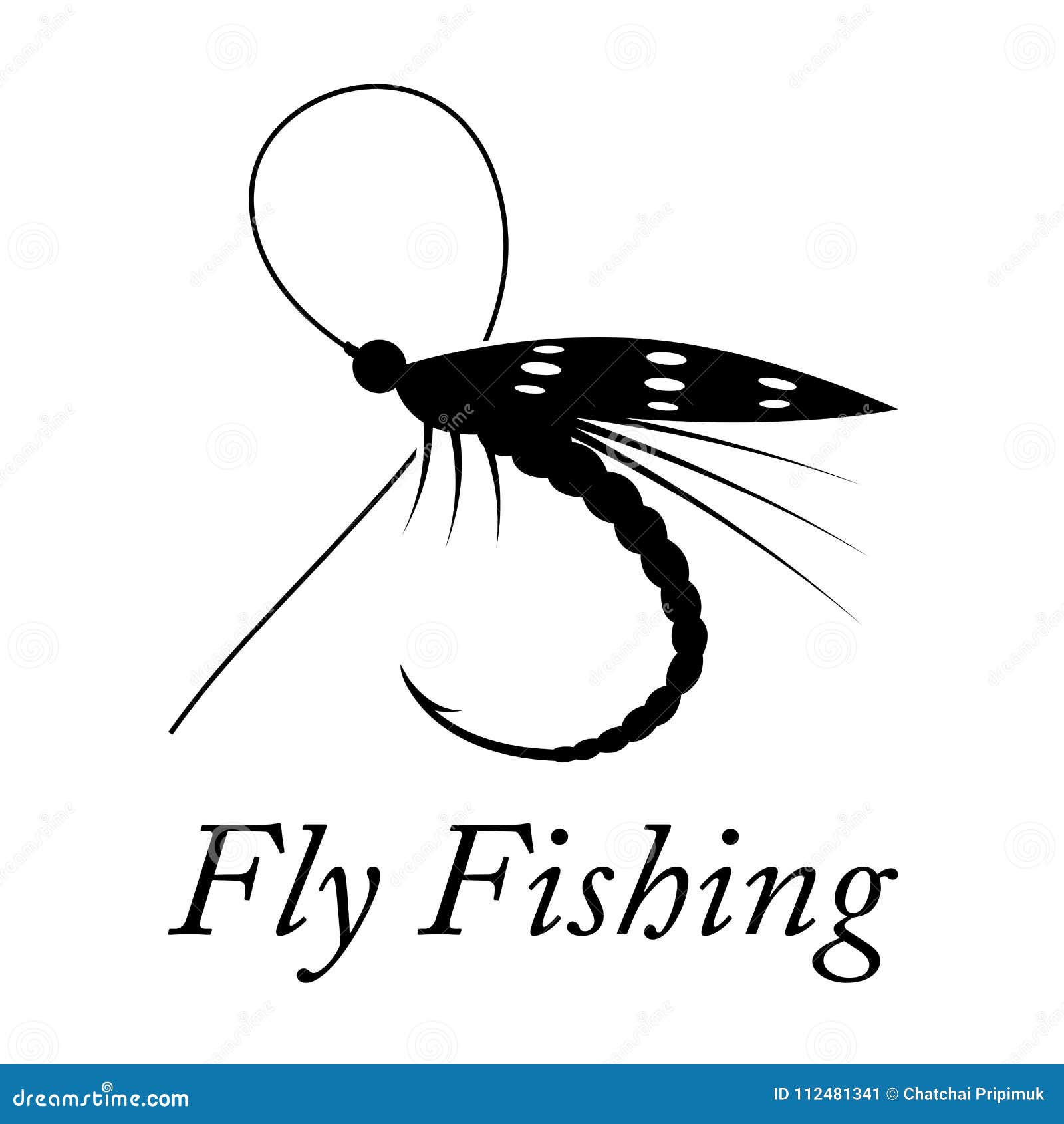 Fly Fishing Black White Stock Illustrations – 1,870 Fly Fishing Black White  Stock Illustrations, Vectors & Clipart - Dreamstime