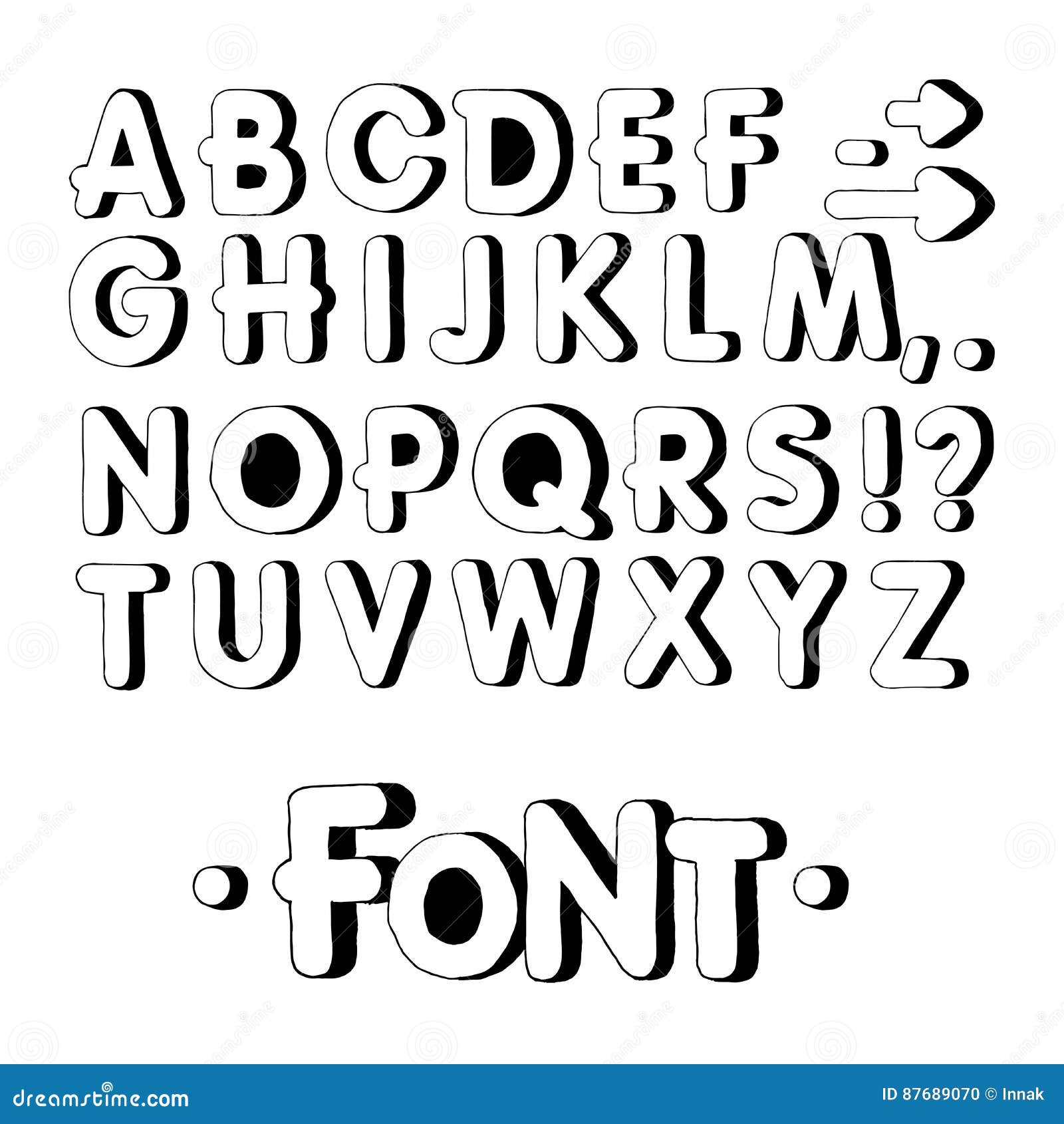  Graphic  Font  Handmade Sans serif Font  Thin Lines Hand 