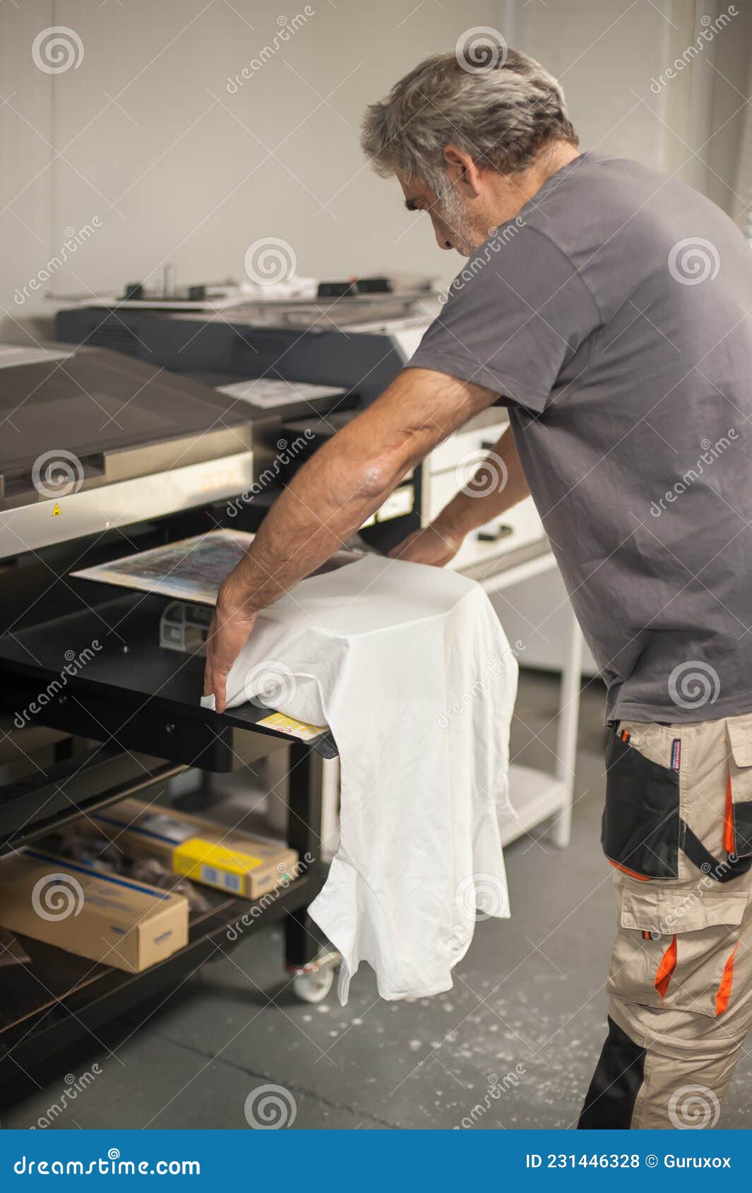 graphic tee printing machine