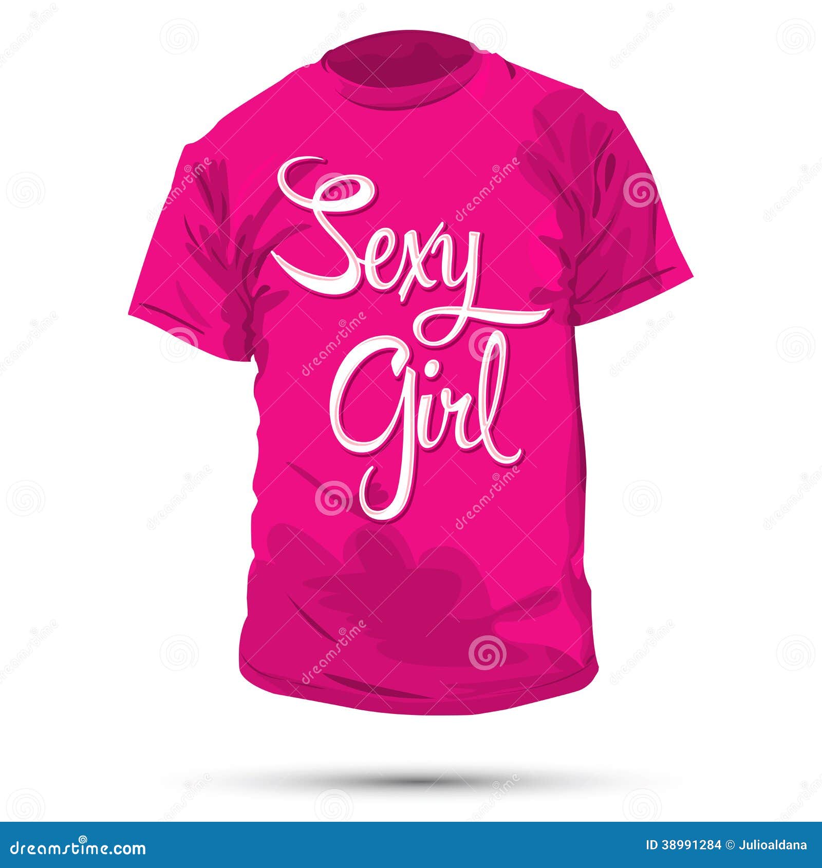 Vector T-shirt Design with Beautiful Girl | Vector T-Shirt Designs ...