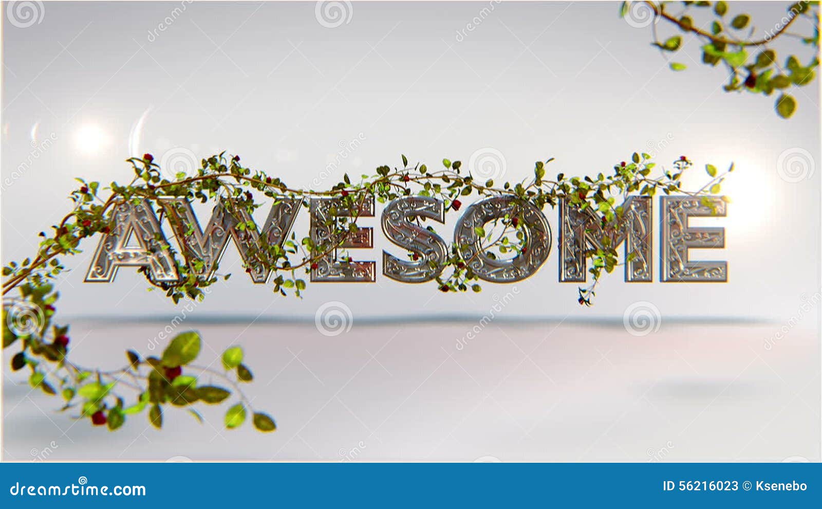 Graphic Text Animation Awesome Stock Video - Video of montage, bright:  56216023