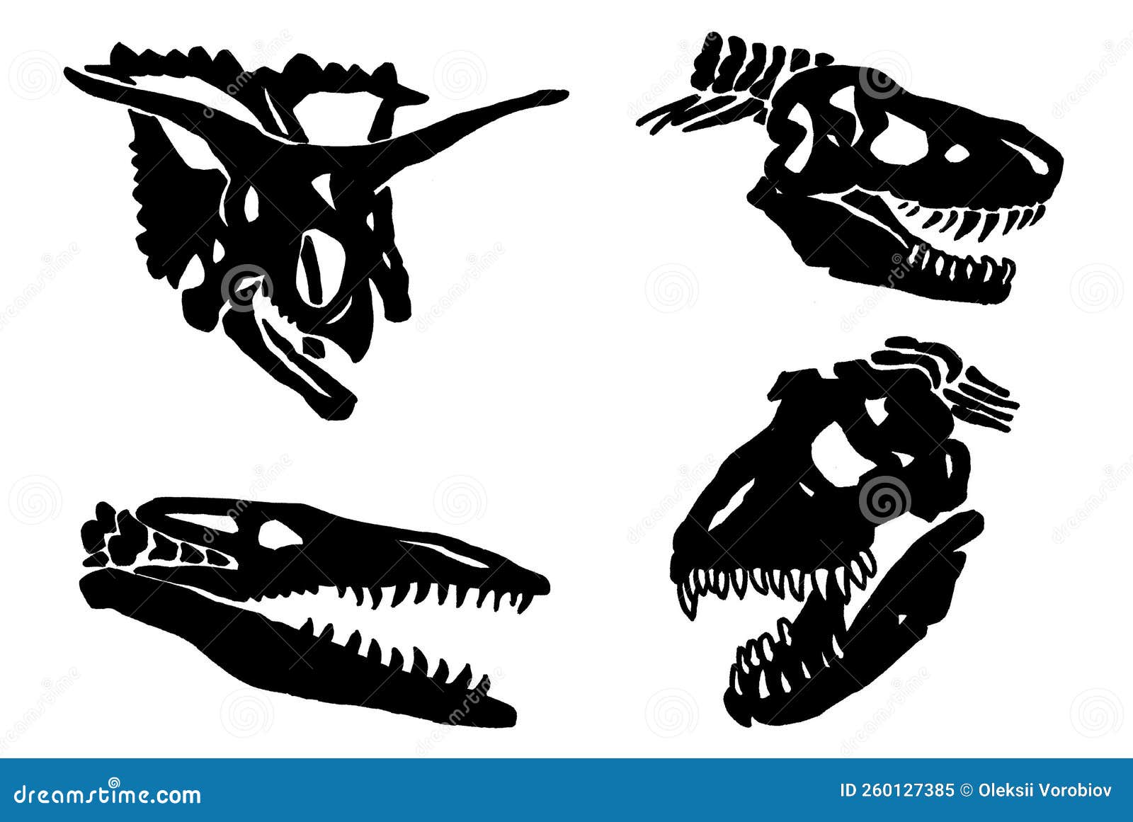 Dinosaur Skeleton Skull Tattoo Stock Illustrations  309 Dinosaur Skeleton  Skull Tattoo Stock Illustrations Vectors  Clipart  Dreamstime