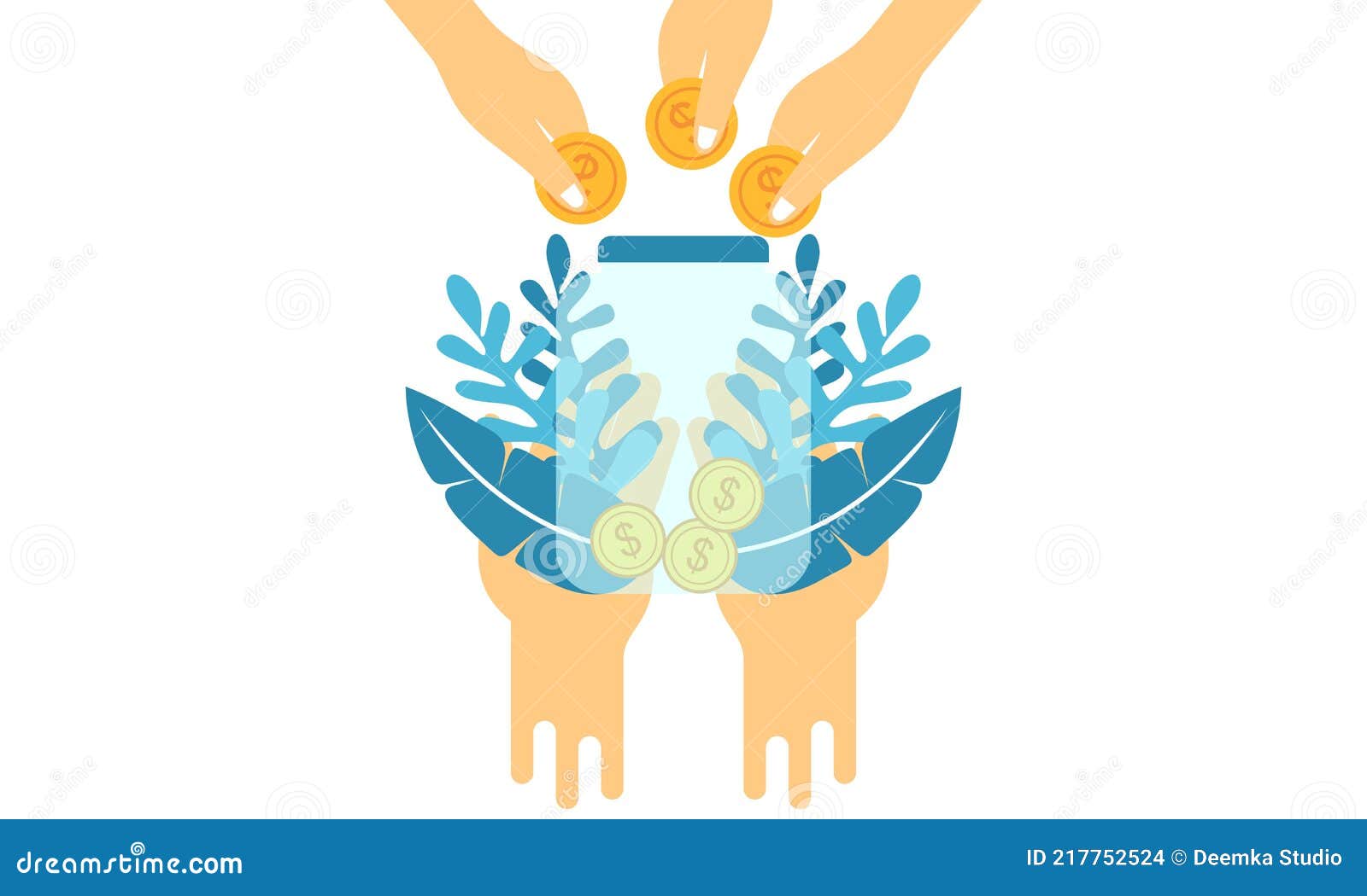 fundraising, charity and money donation concept
