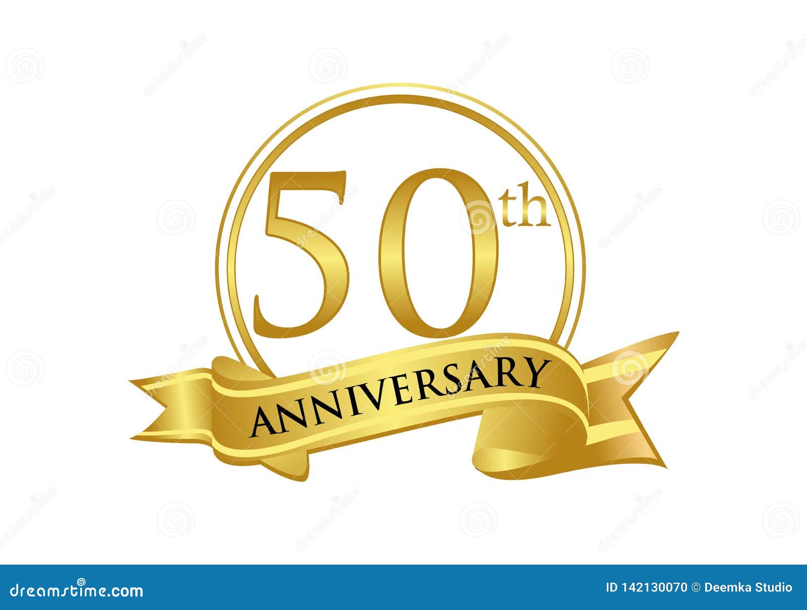 Download 50th Anniversary Celebration Logo Vector Stock Illustration - Illustration of badge, 29th: 142130070