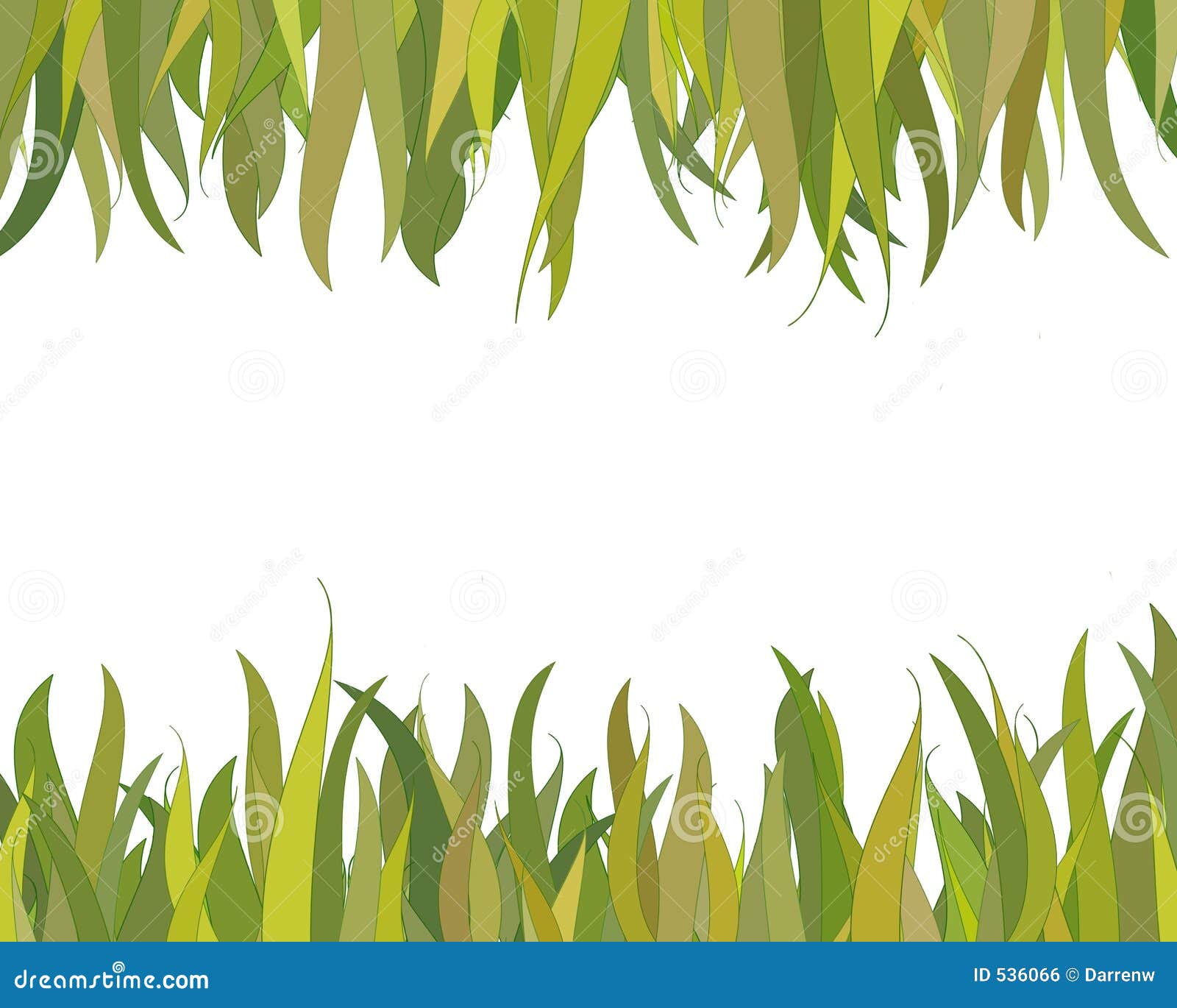 Grass border stock illustration. Illustration of green 536066