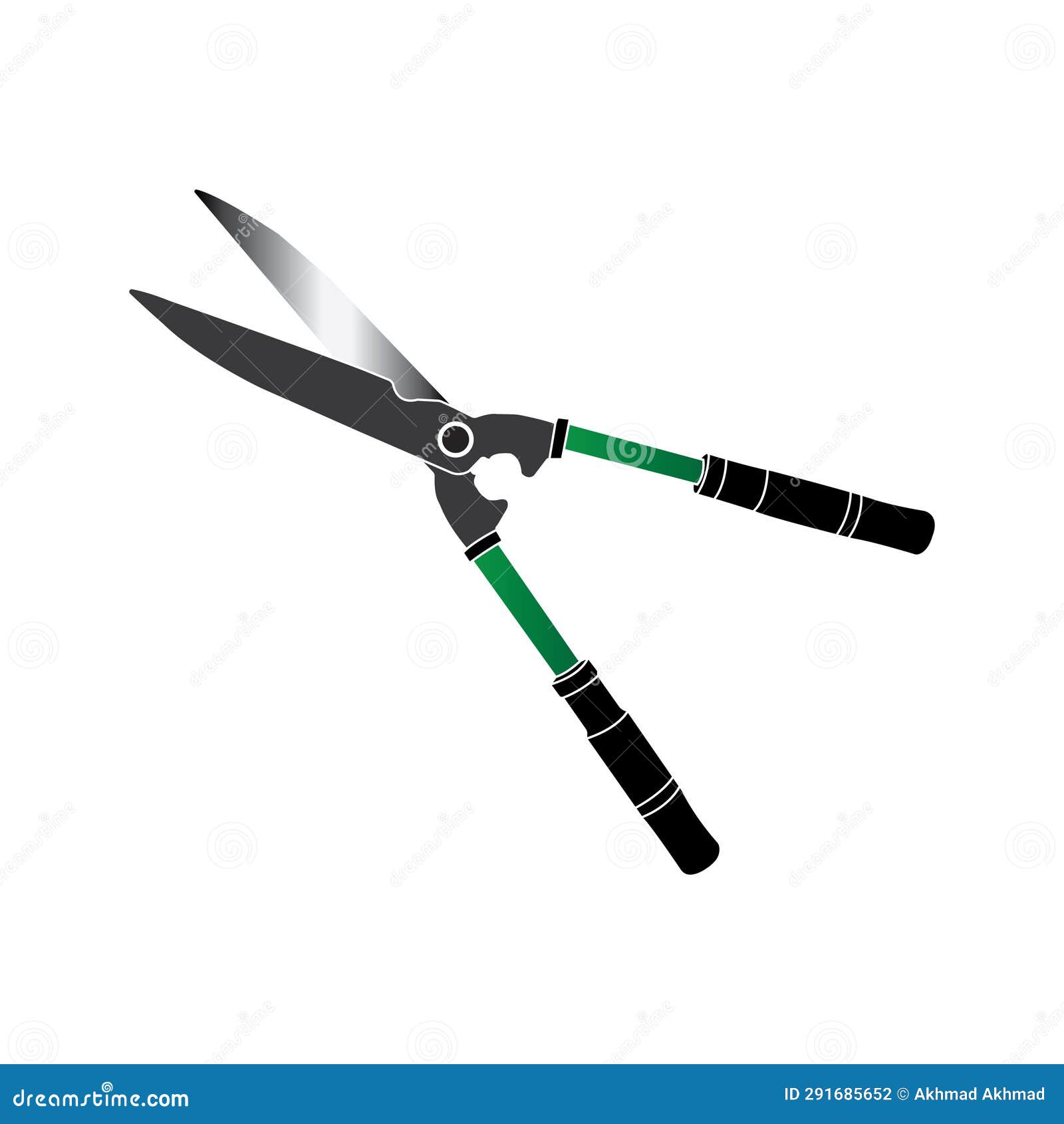 Grass clipper icon stock vector. Illustration of tool 291685652