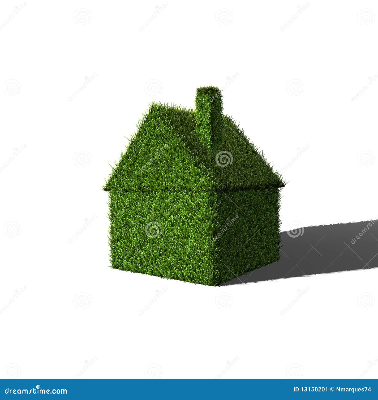 Grass House stock illustration. Illustration of recycling 13150201