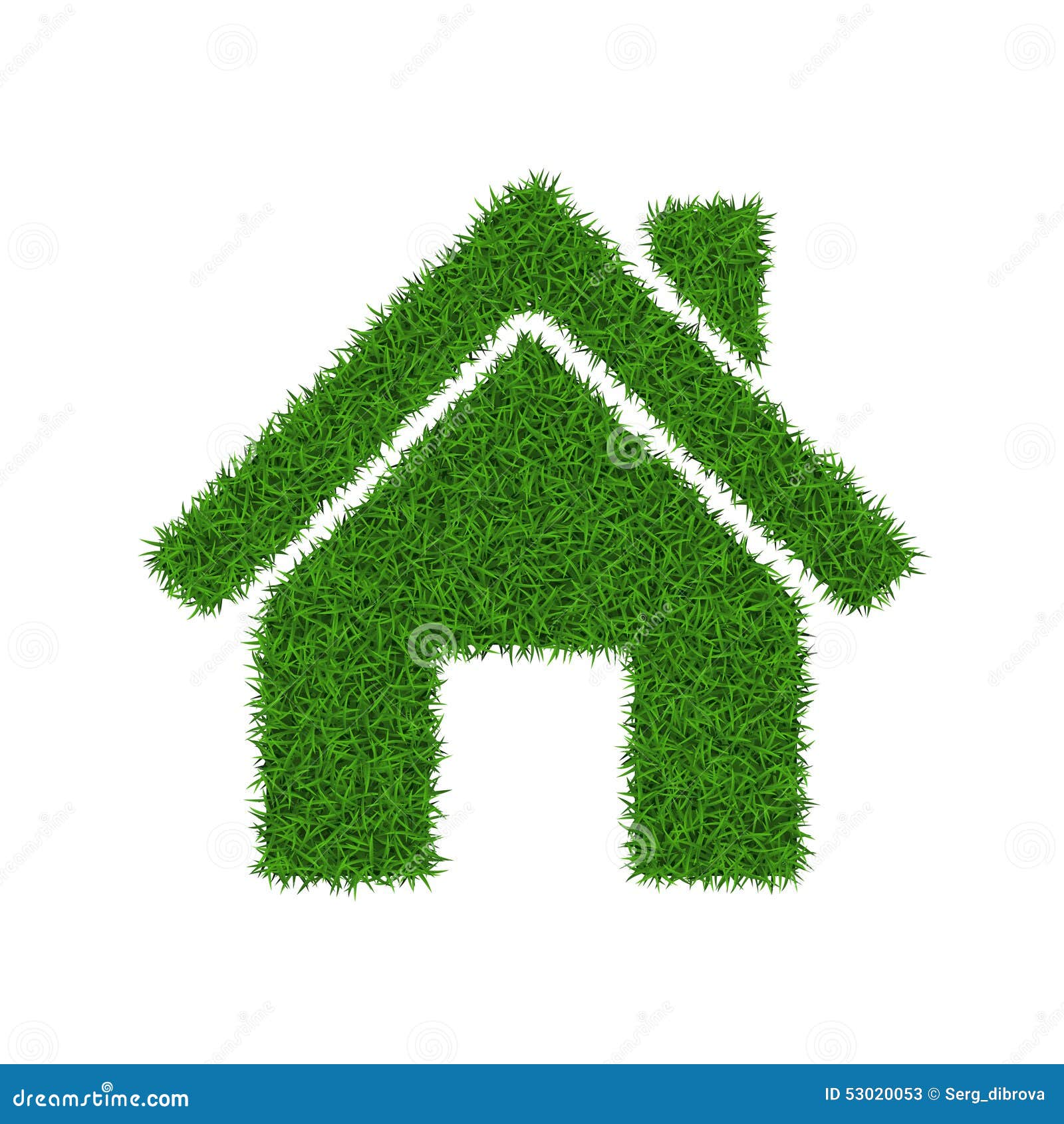 Grass house stock vector. Illustration of banner, exterior 53020053