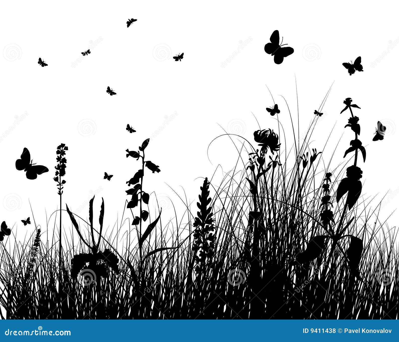 grass silhouette clip art free - photo #42