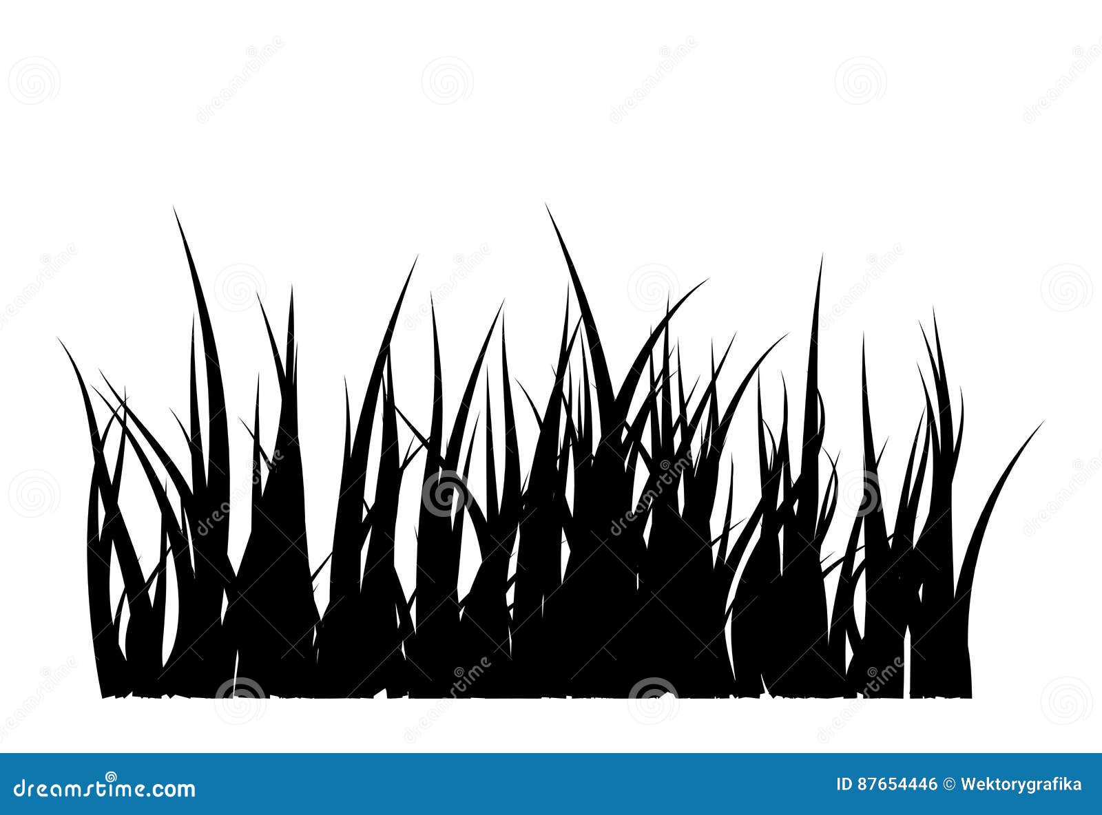 Download Grass Silhouette Vector Symbol Icon Design. Stock Vector ...