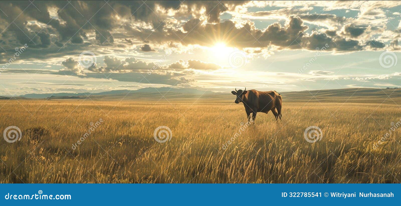 grassland grace, elegant grazers of the open plains. generative ai