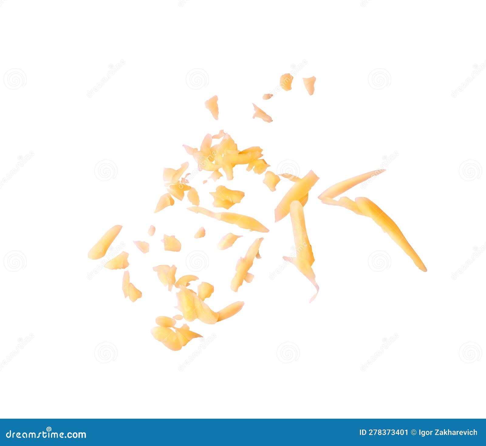 Container Filled Grated Cheese Some Chunks Stock Photo 197141111