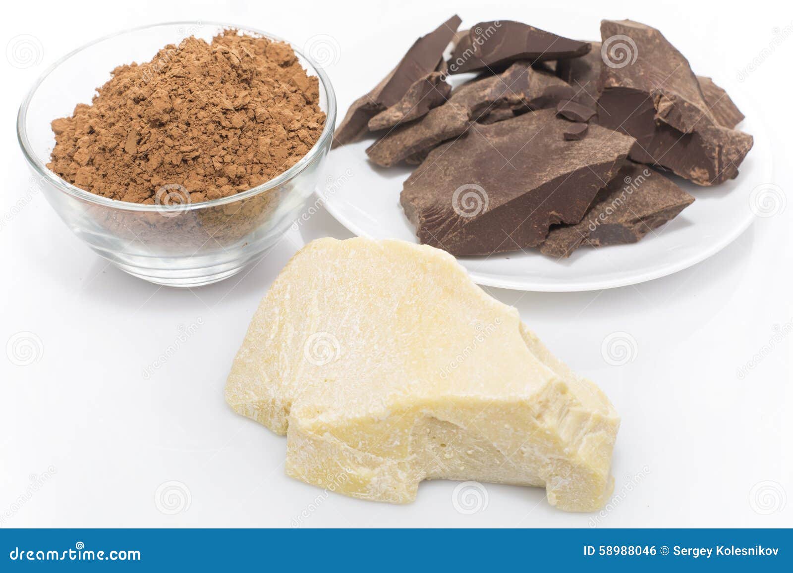 Grated Cocoa and Cocoa Butter Stock Photo Image of confectionery