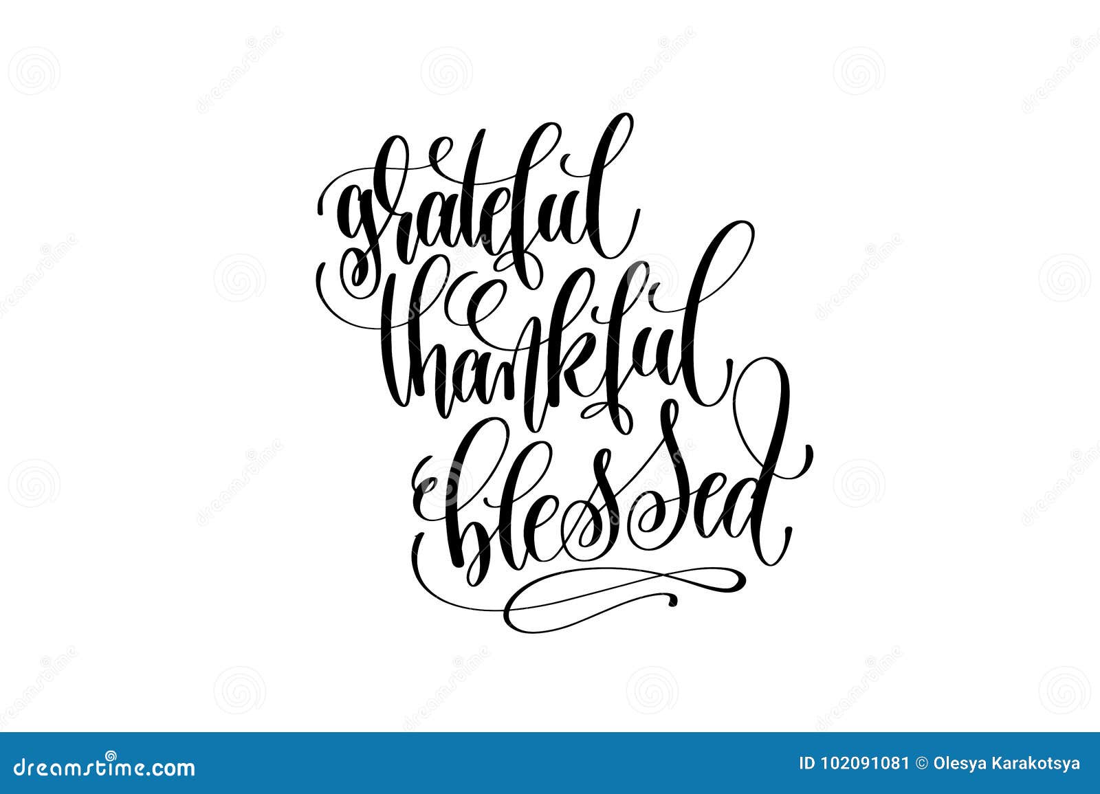 Download Grateful Thankful Blessed Hand Lettering Inscription To ...