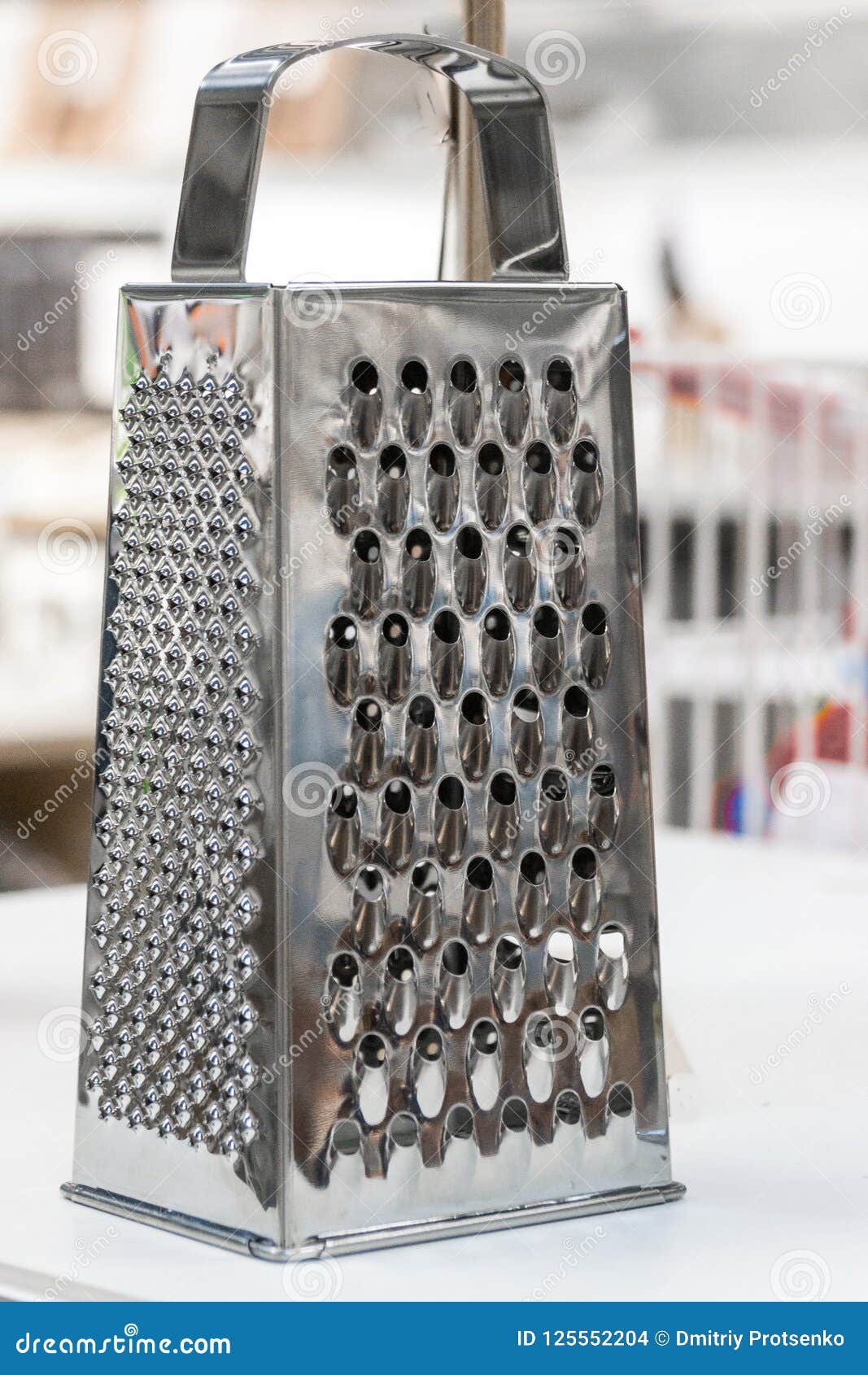 Grater for Processing Vegetables and Fruits. the Subject of Kitchen