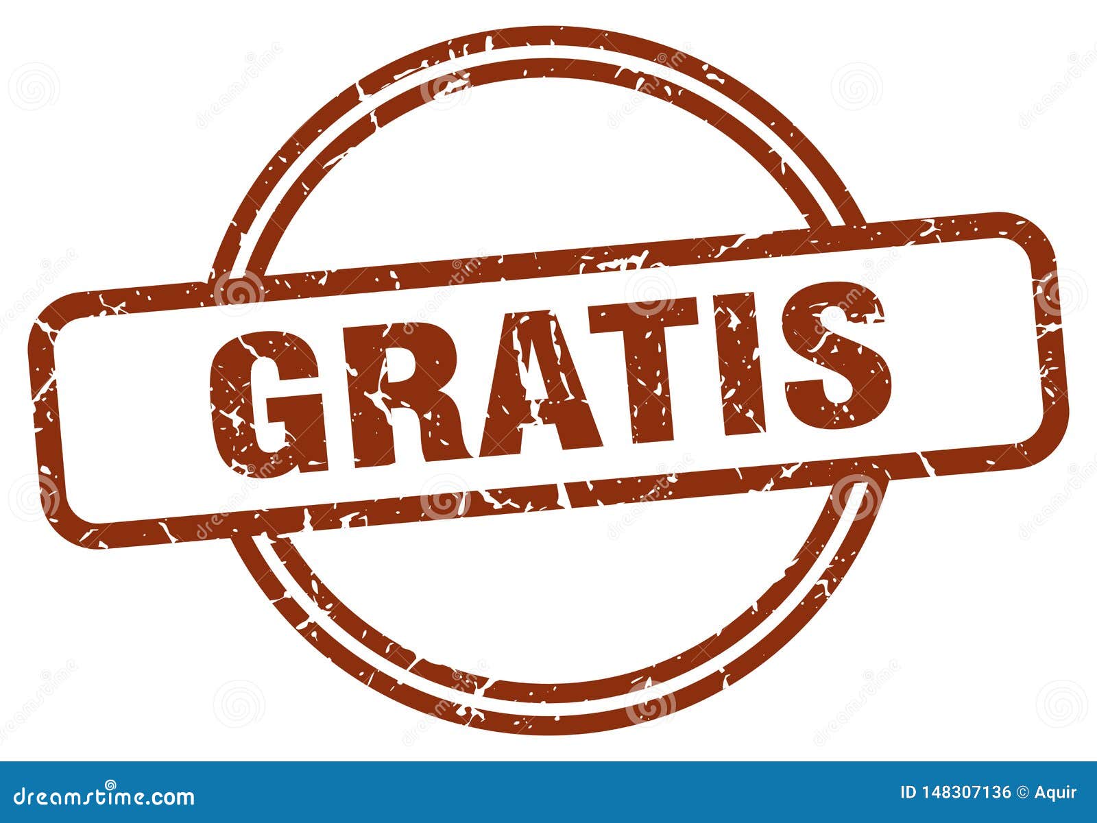 Gratis sign or stamp Royalty Free Vector Image