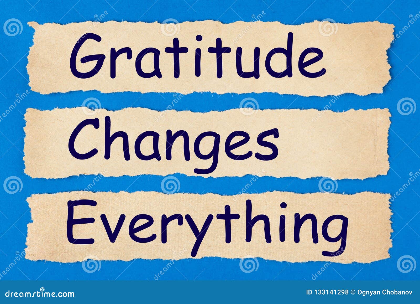 Gratitude Changes Everything Stock Photo Image Of Citation Politeness
