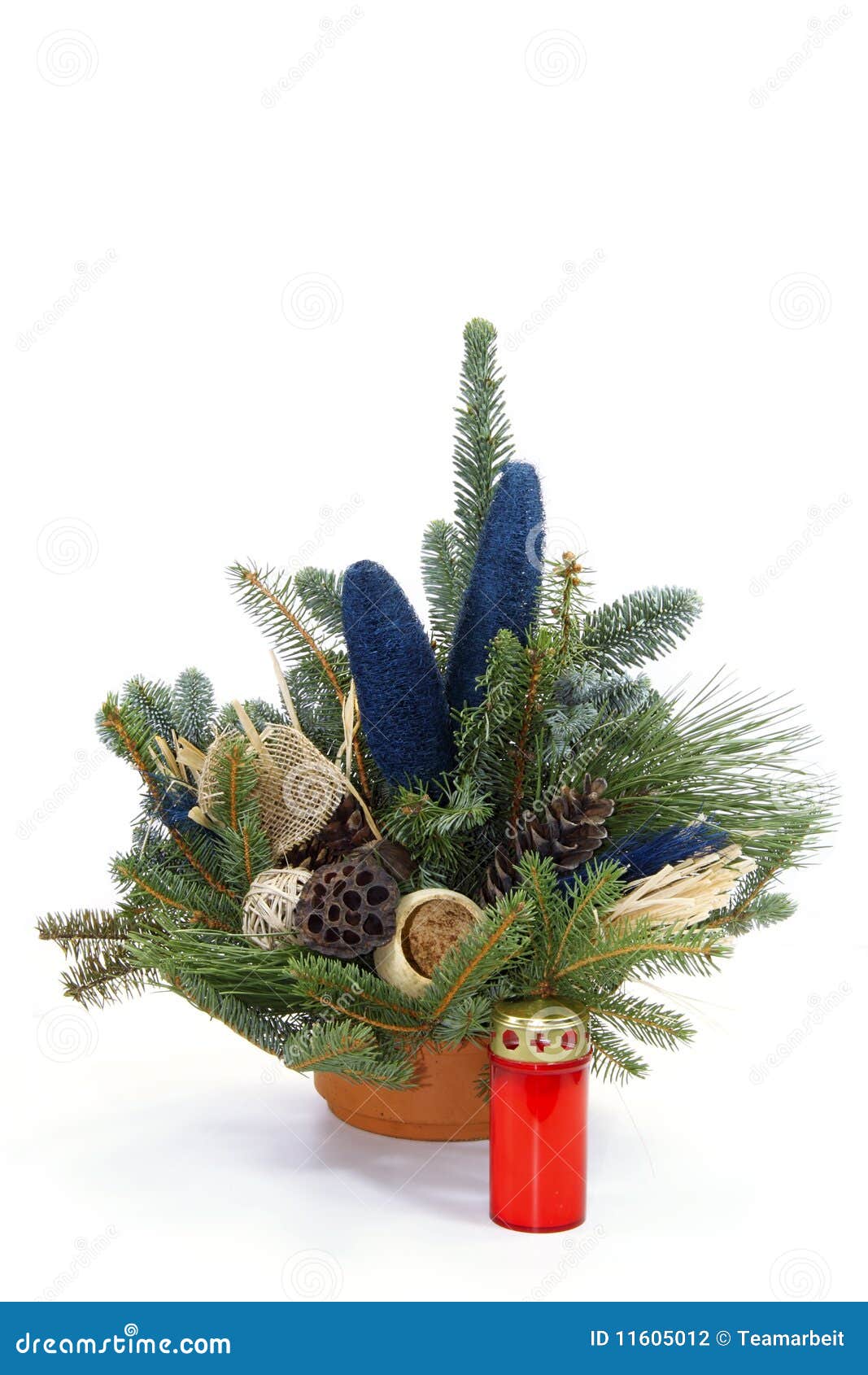 Grave Decoration with Candle Stock Photo Image of graveyard