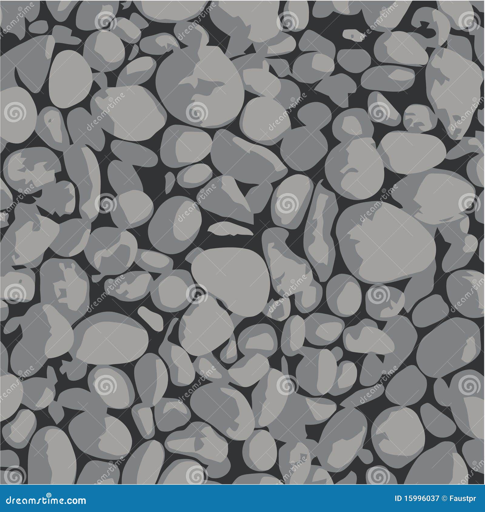 Gravel stock vector. Illustration of gravel, chipped 15996037