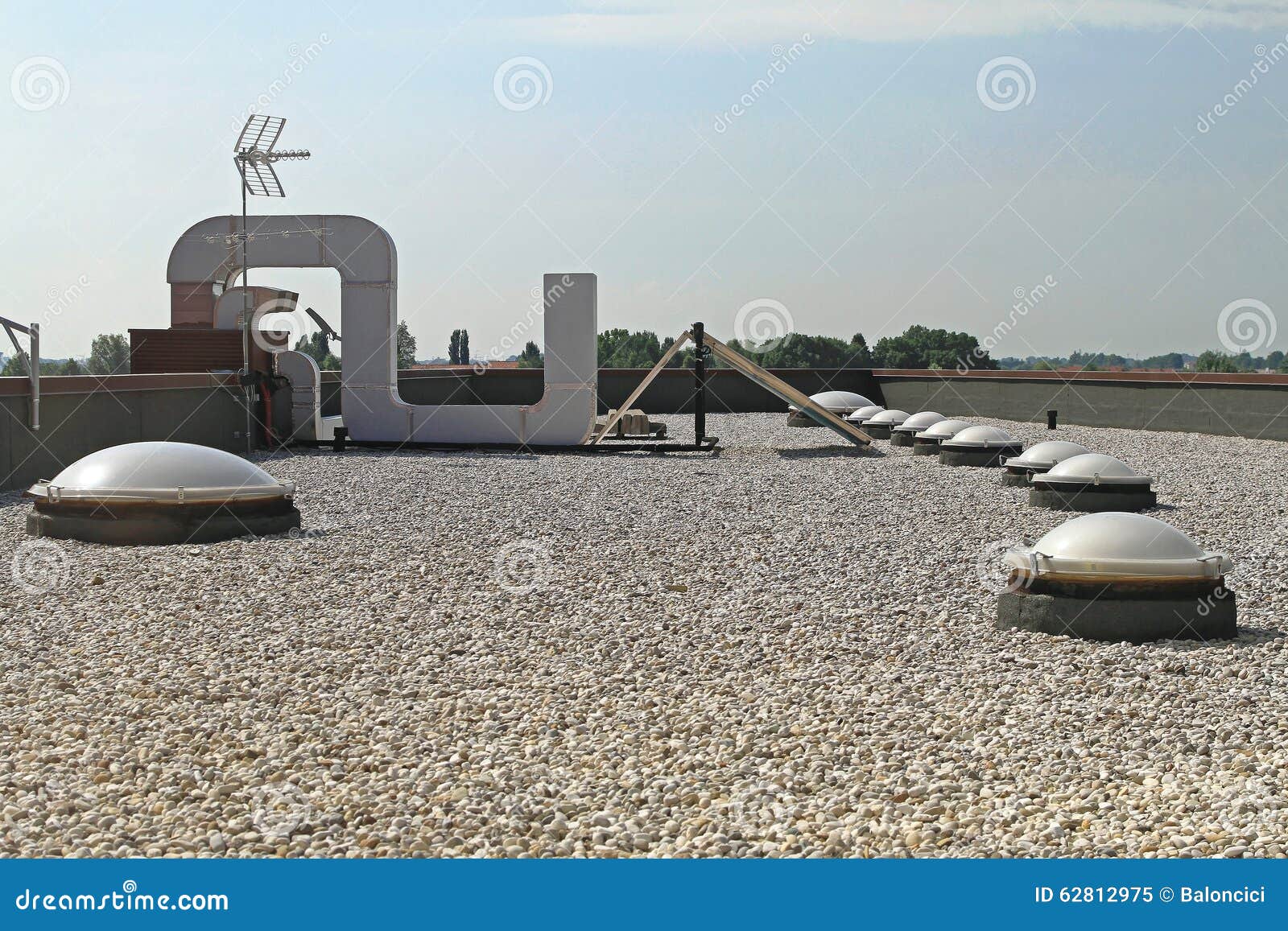 gravel flat roof