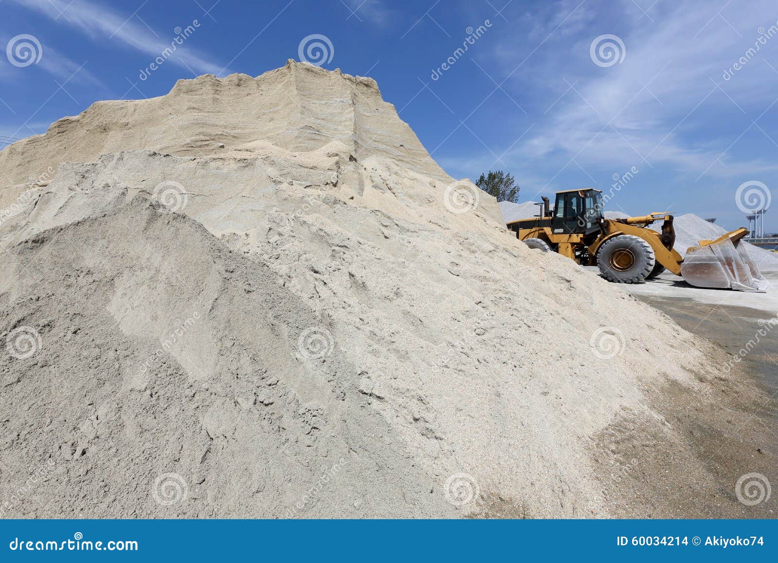 Gravel sand mound stock photo. Image of hydraulic, dust 60034214