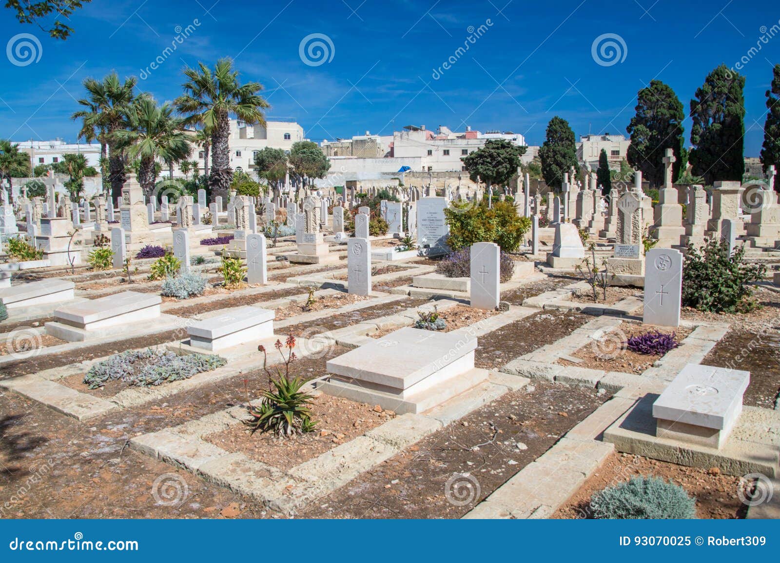 Graves on Kalkara Naval Cemetery. Editorial Image Image of europe