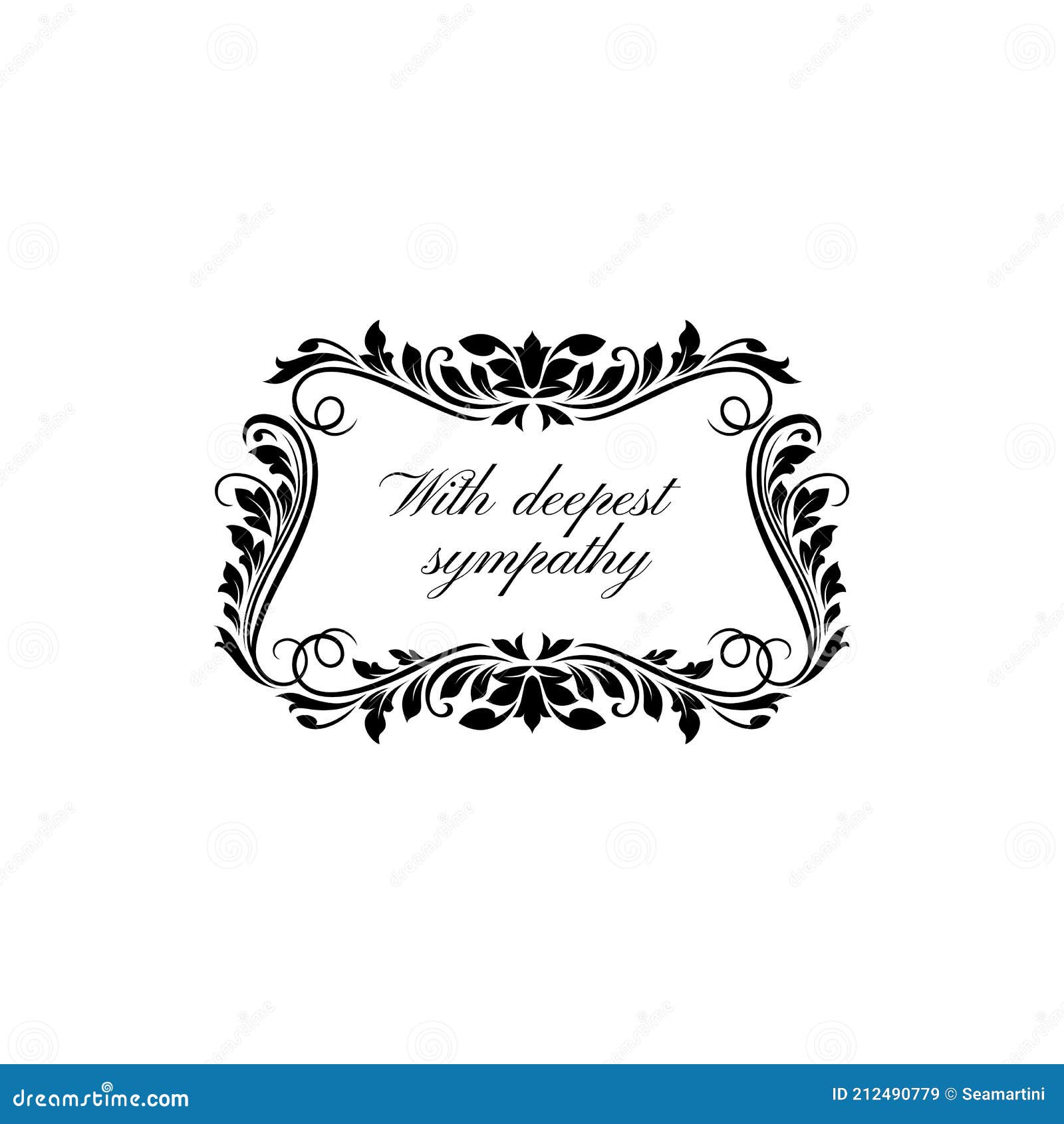 RIP Lettering on Gravestone in Ornamental Frame Stock Vector - Illustration  of black, memorial: 213607309