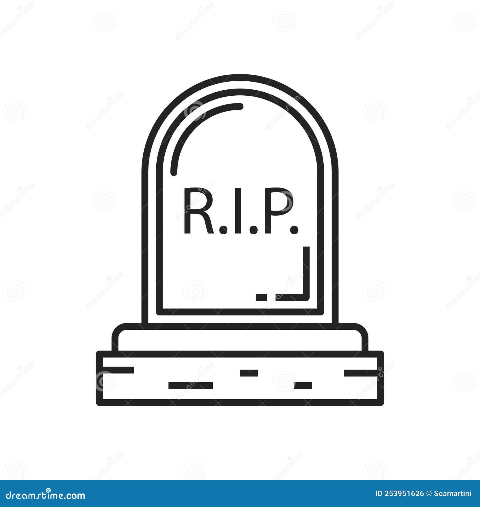 Cemetery, gravestone, graveyard, rip, tombstone icon - Free download