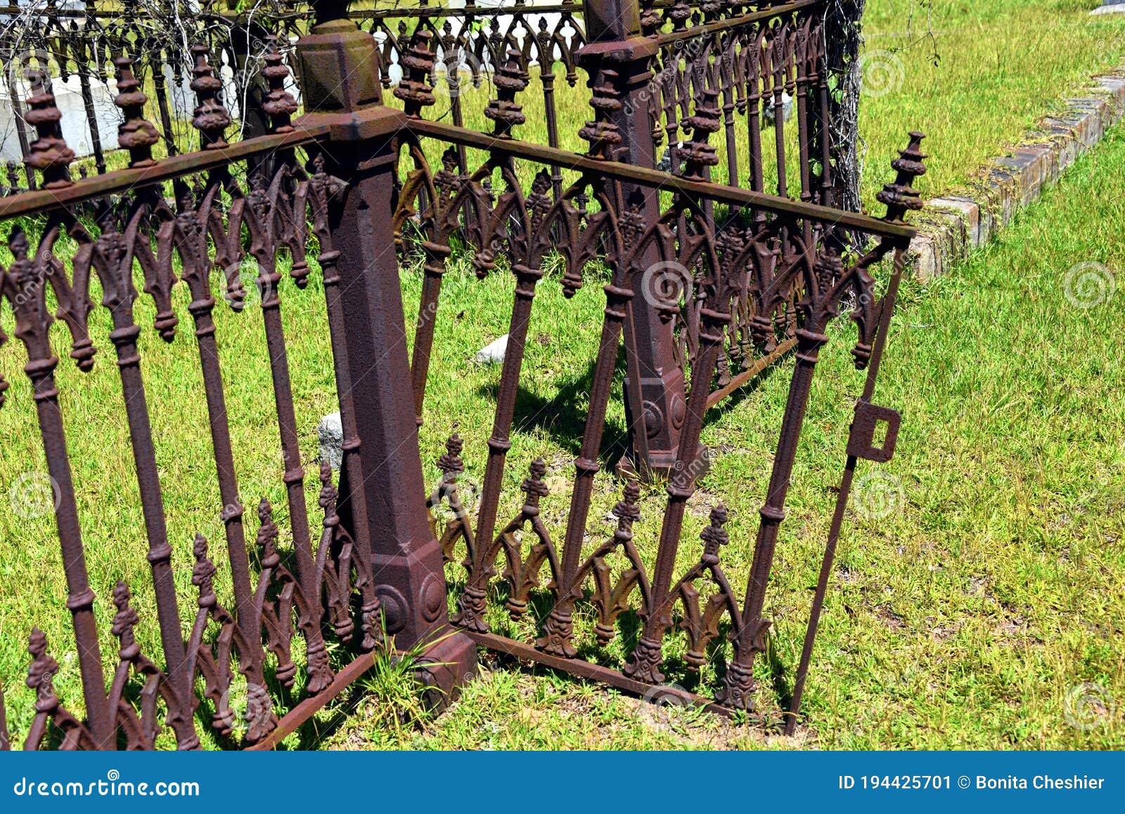 graveyard in disrepair