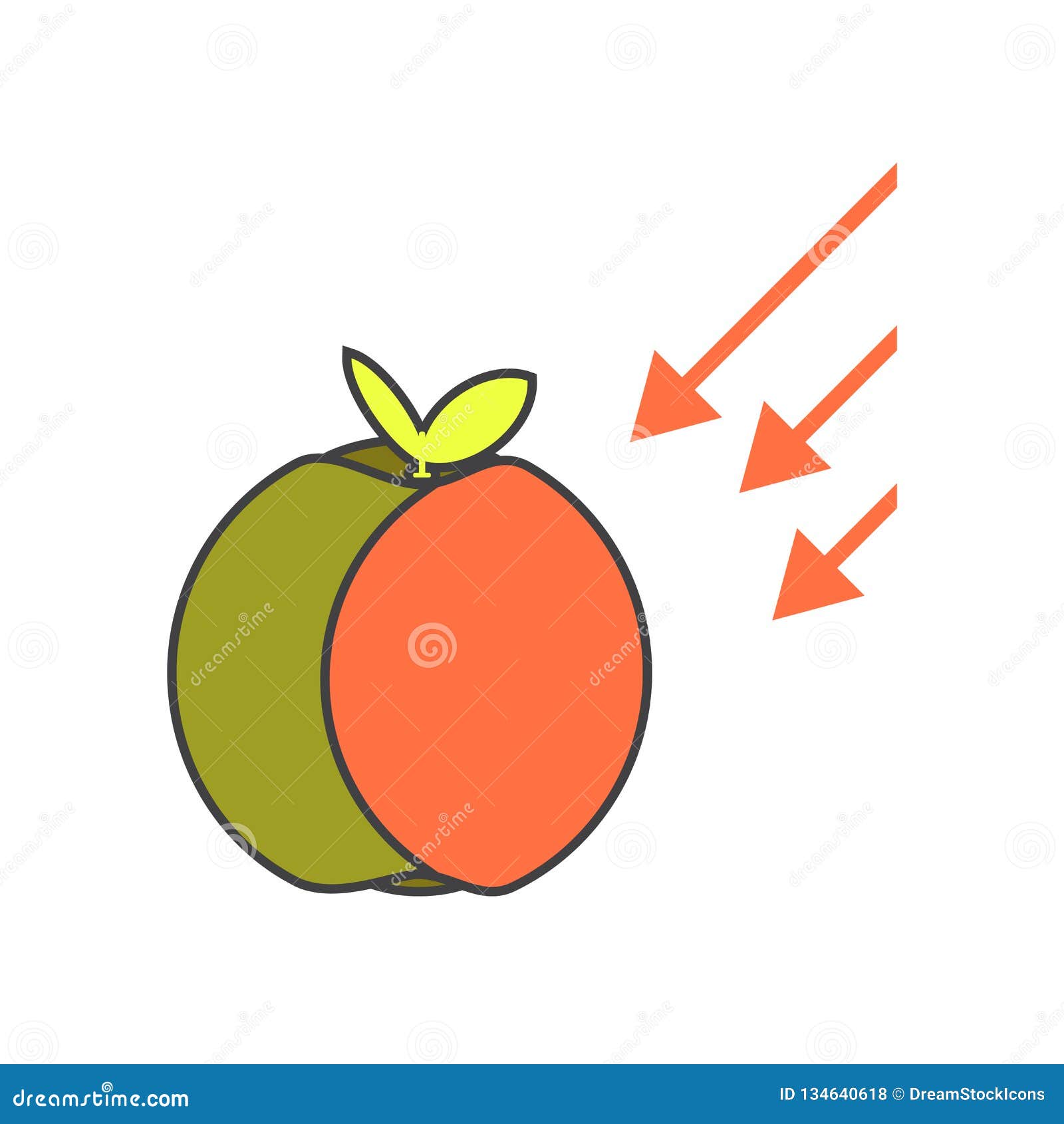 Gravity Icon Vector Sign And Symbol Isolated On White Background