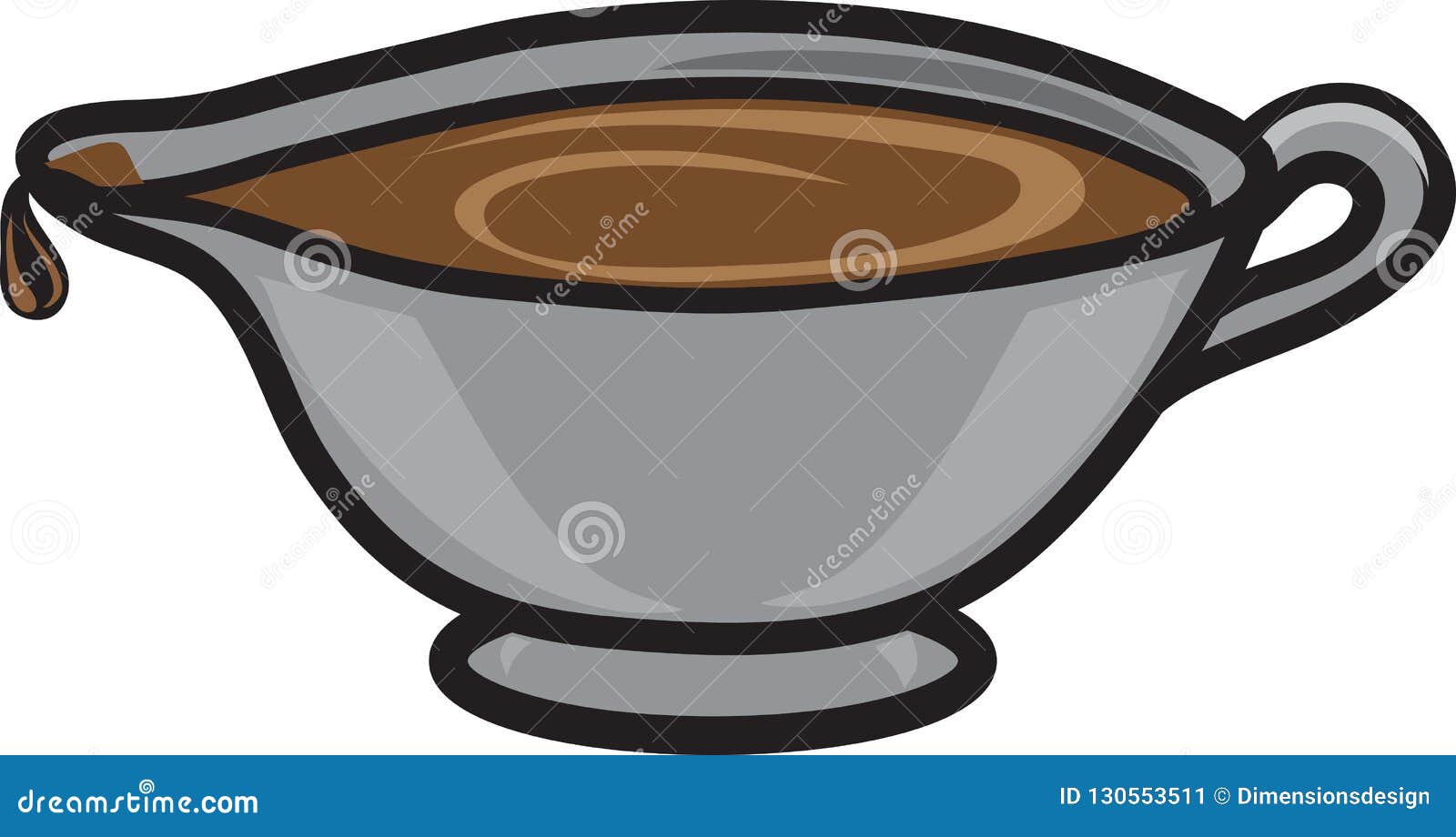 Gravy Boat Icon Cartoon Vector 130553481