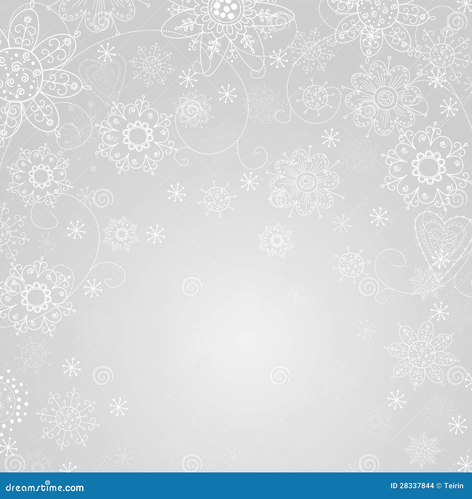 Gray Abstract Background with Snowflake Stock Vector - Illustration of