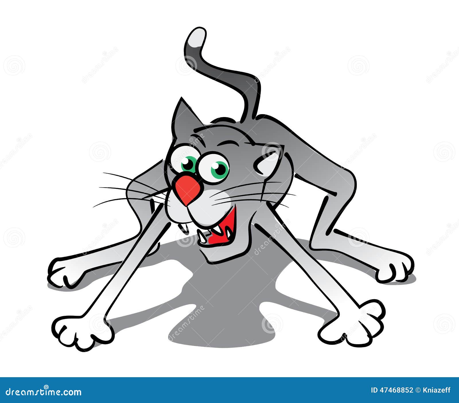 Angry cat 1 Royalty Free Vector Image - VectorStock