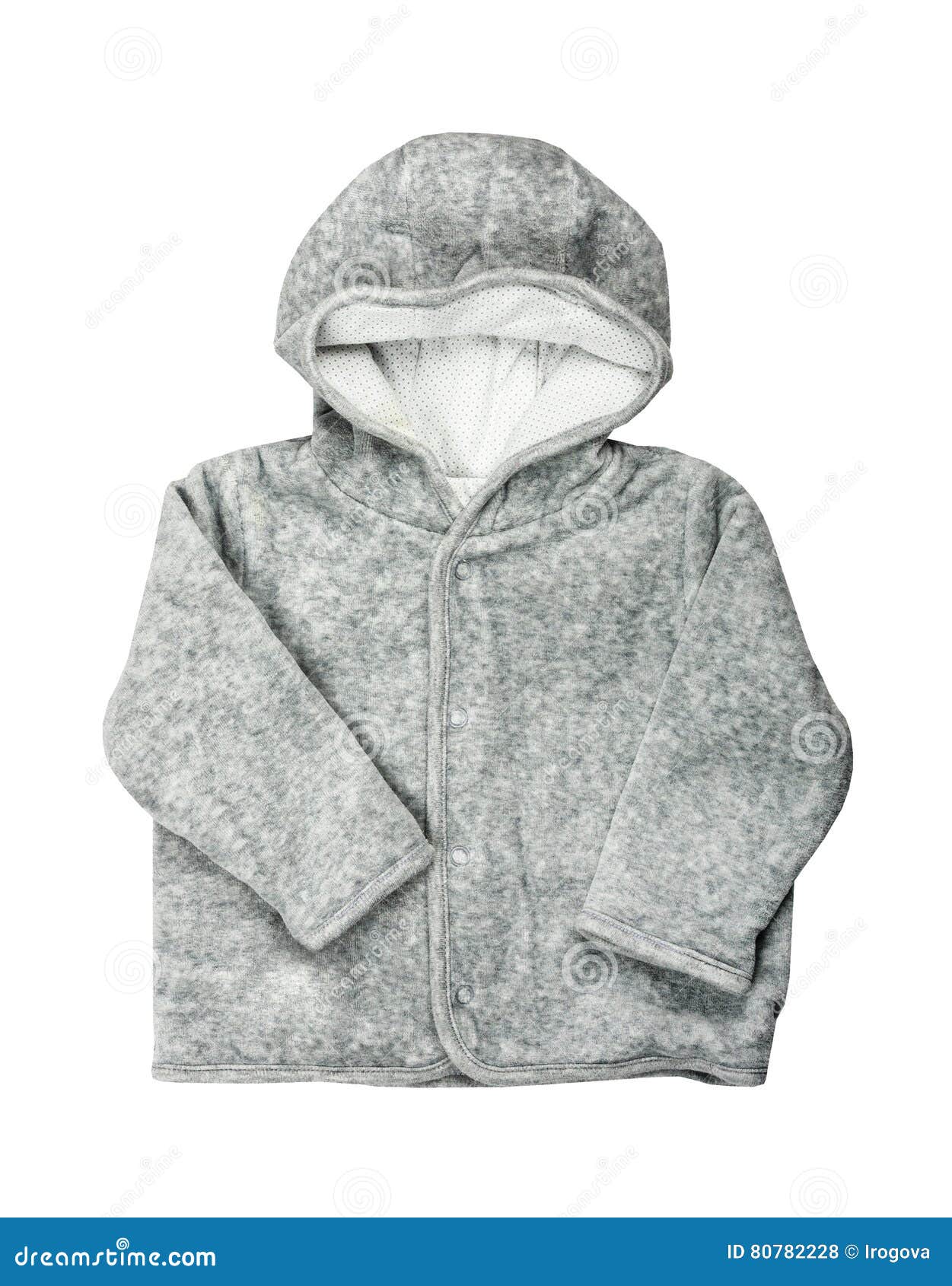 Gray Baby Clothes Hooded Sweatshirt Stock Photo - Image of adorable ...