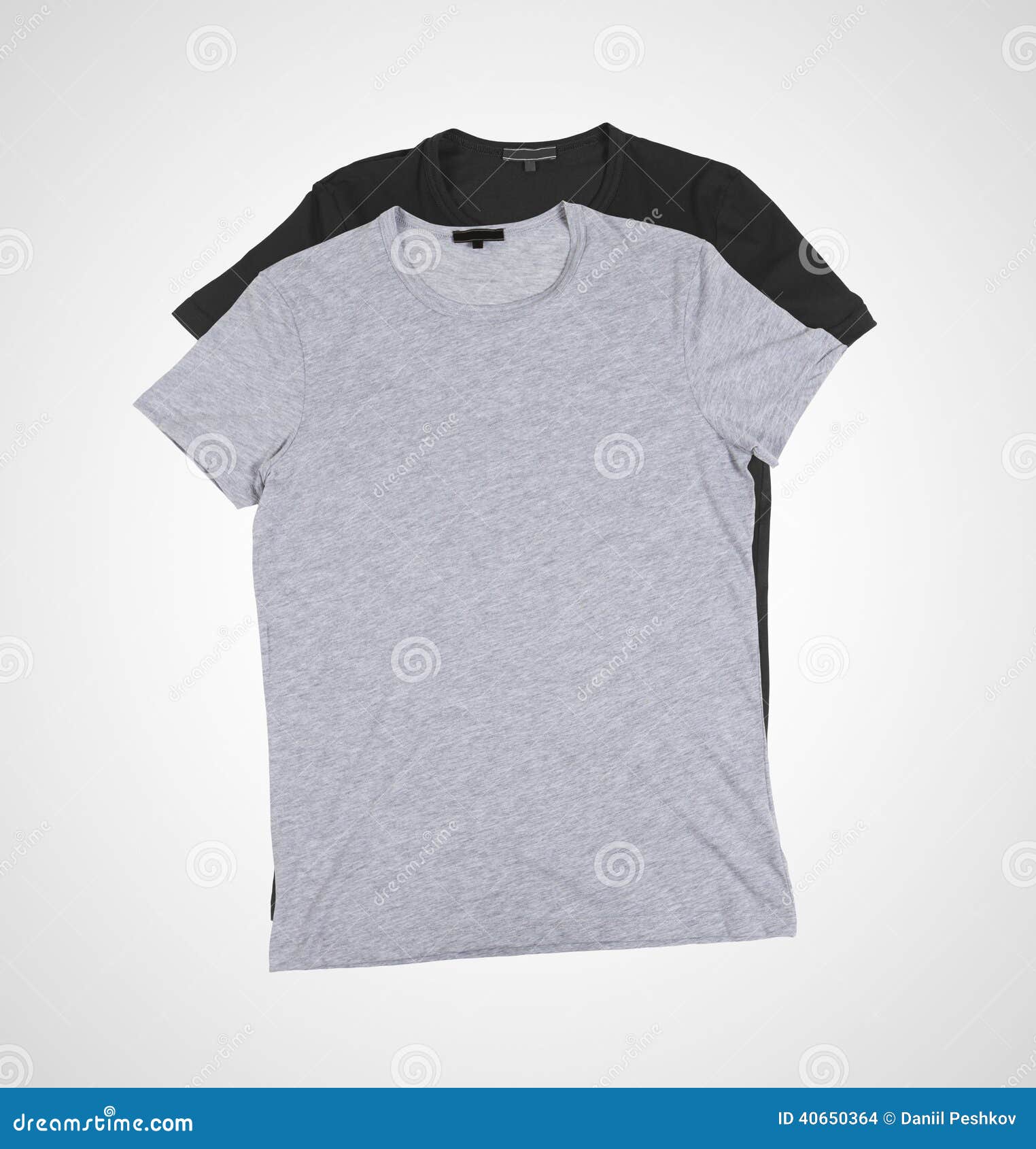 Gray and black tshirt stock photo. Image of gray, design 40650364