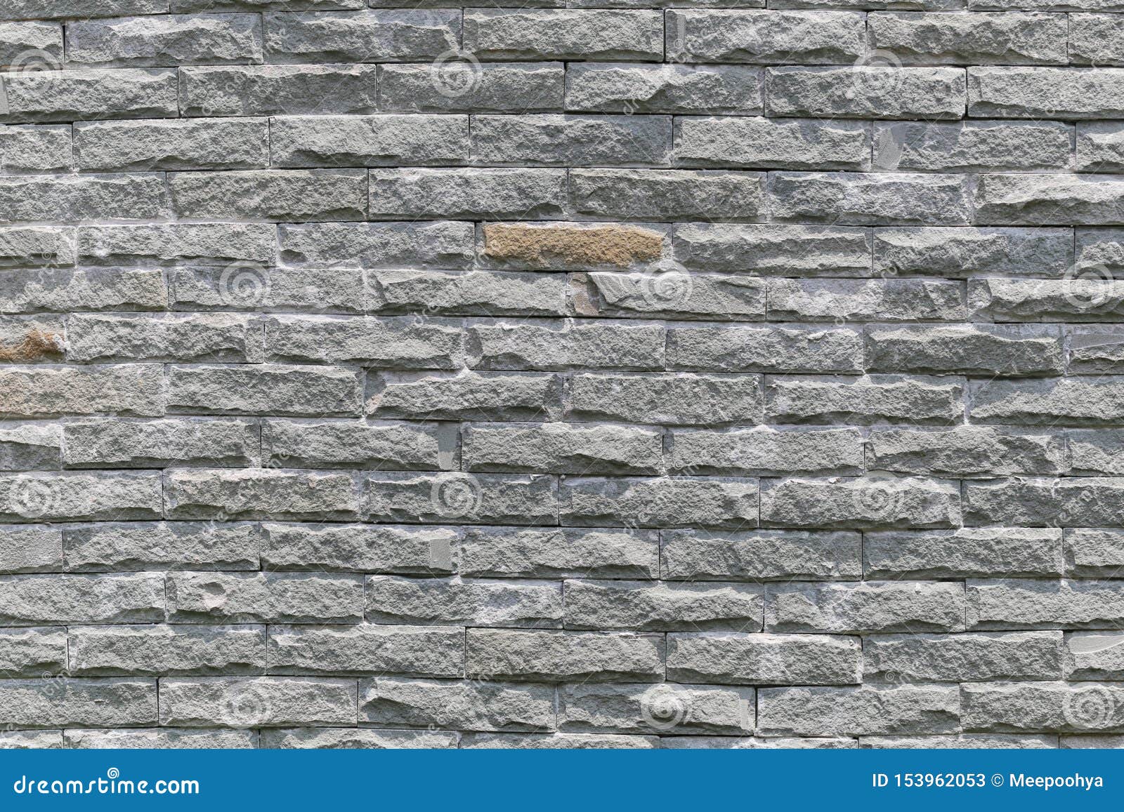 Gray Brick Wall of the House Wall Decoration Stock Image Image of